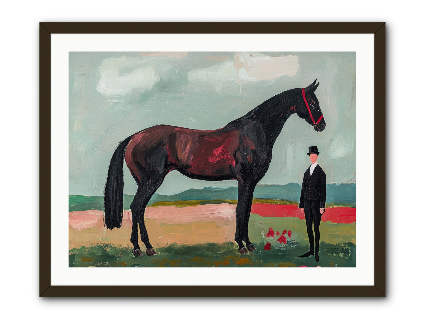 Dewdrop Melody -- Framed Print - Black 32x24