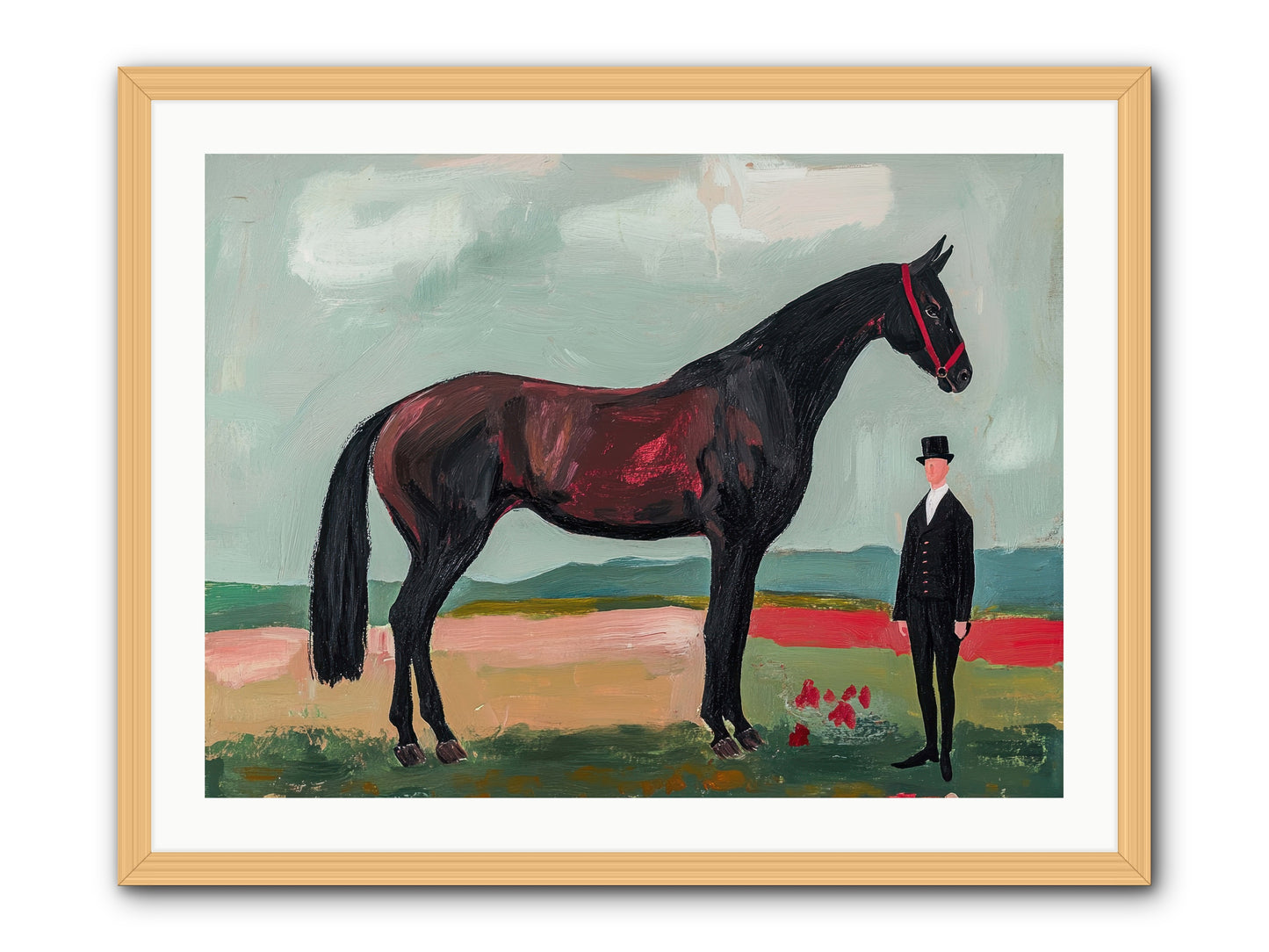 Dewdrop Melody -- Framed Print - Natural 32x24