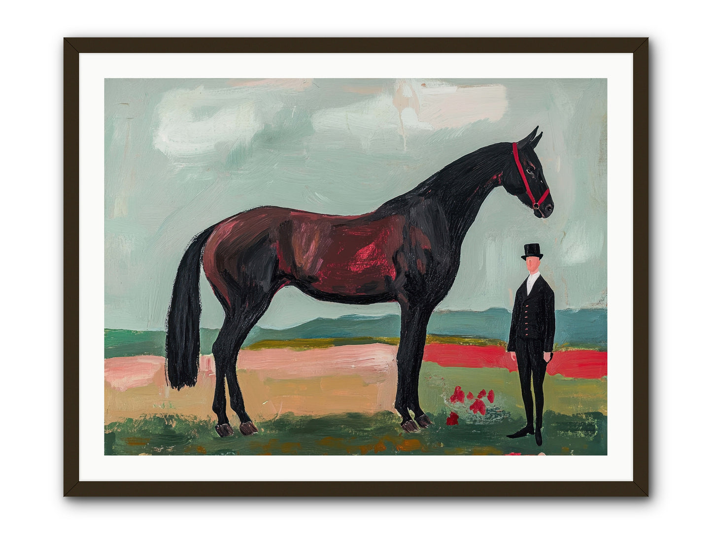 Dewdrop Melody -- Framed Print - Black 40x30