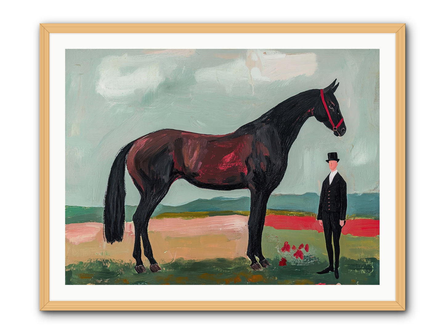 Dewdrop Melody -- Framed Print - Natural 40x30
