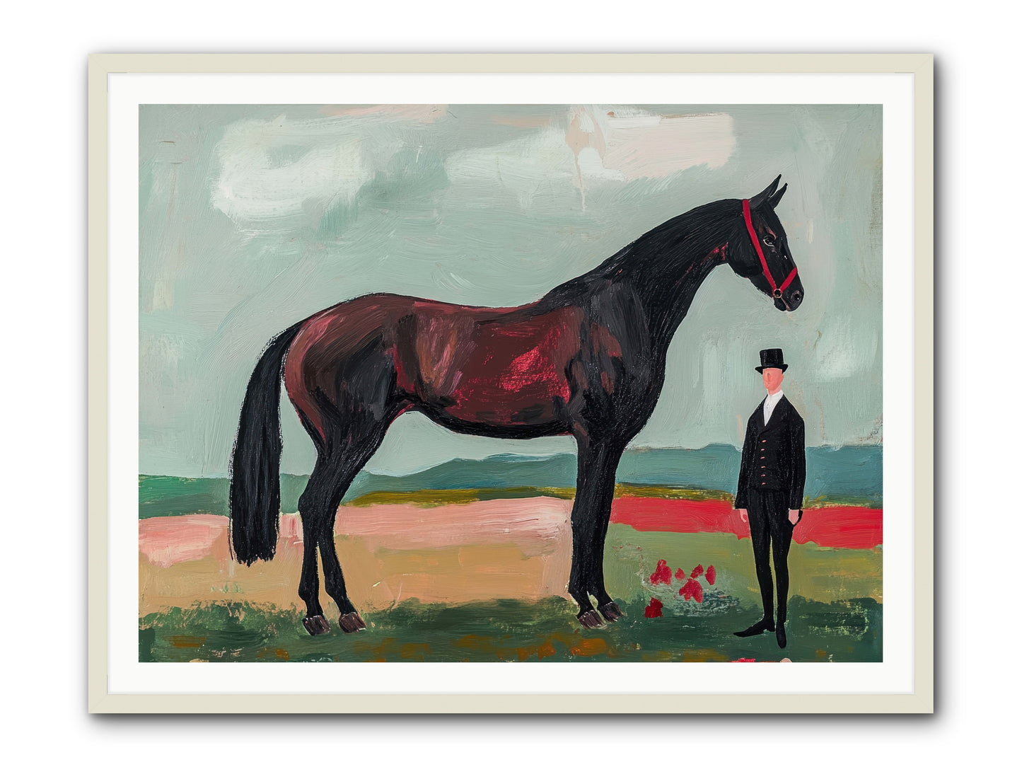 Dewdrop Melody -- Framed Print - White 48x36