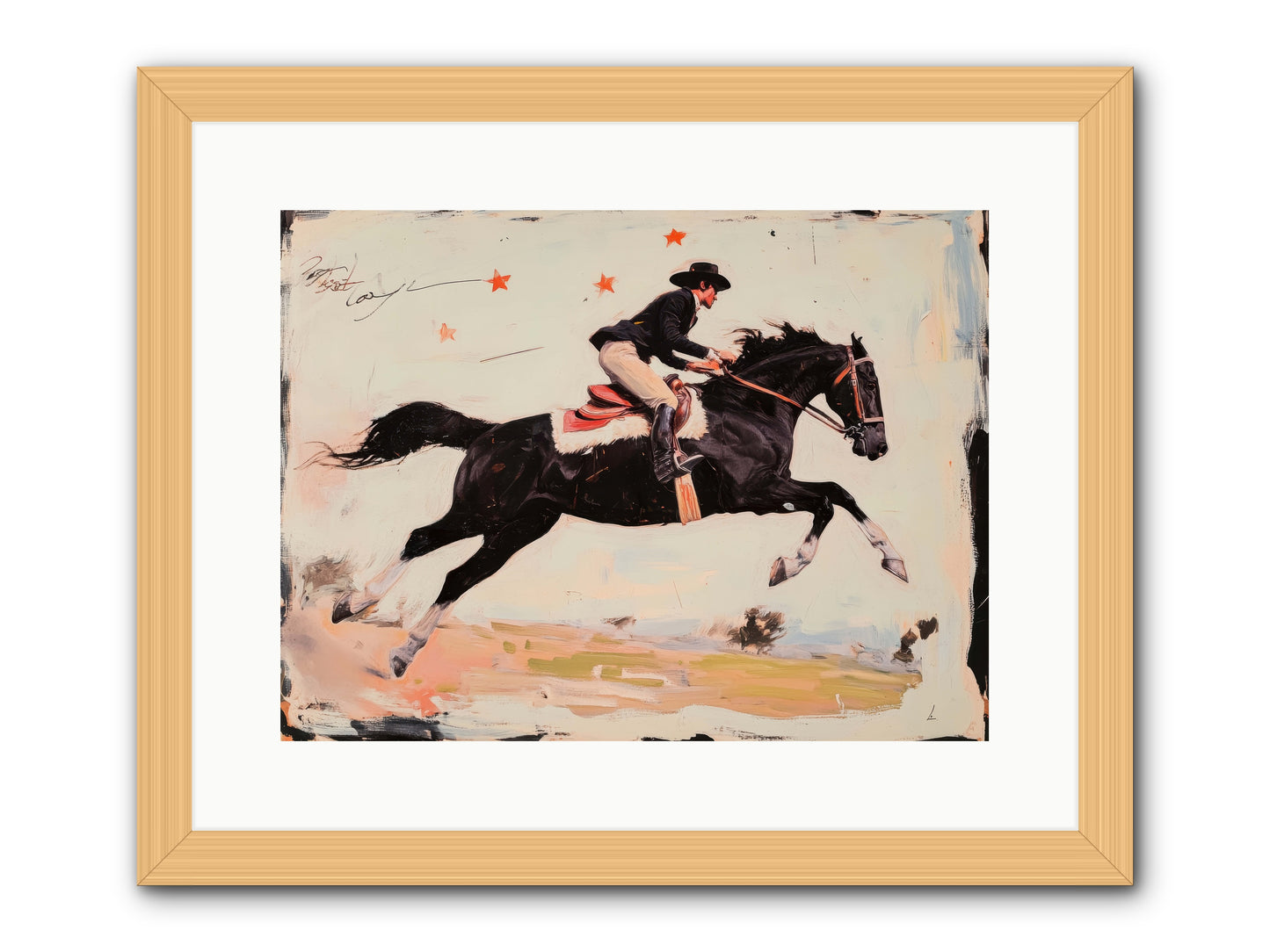 Diablo -- Framed Print - Natural 16x12