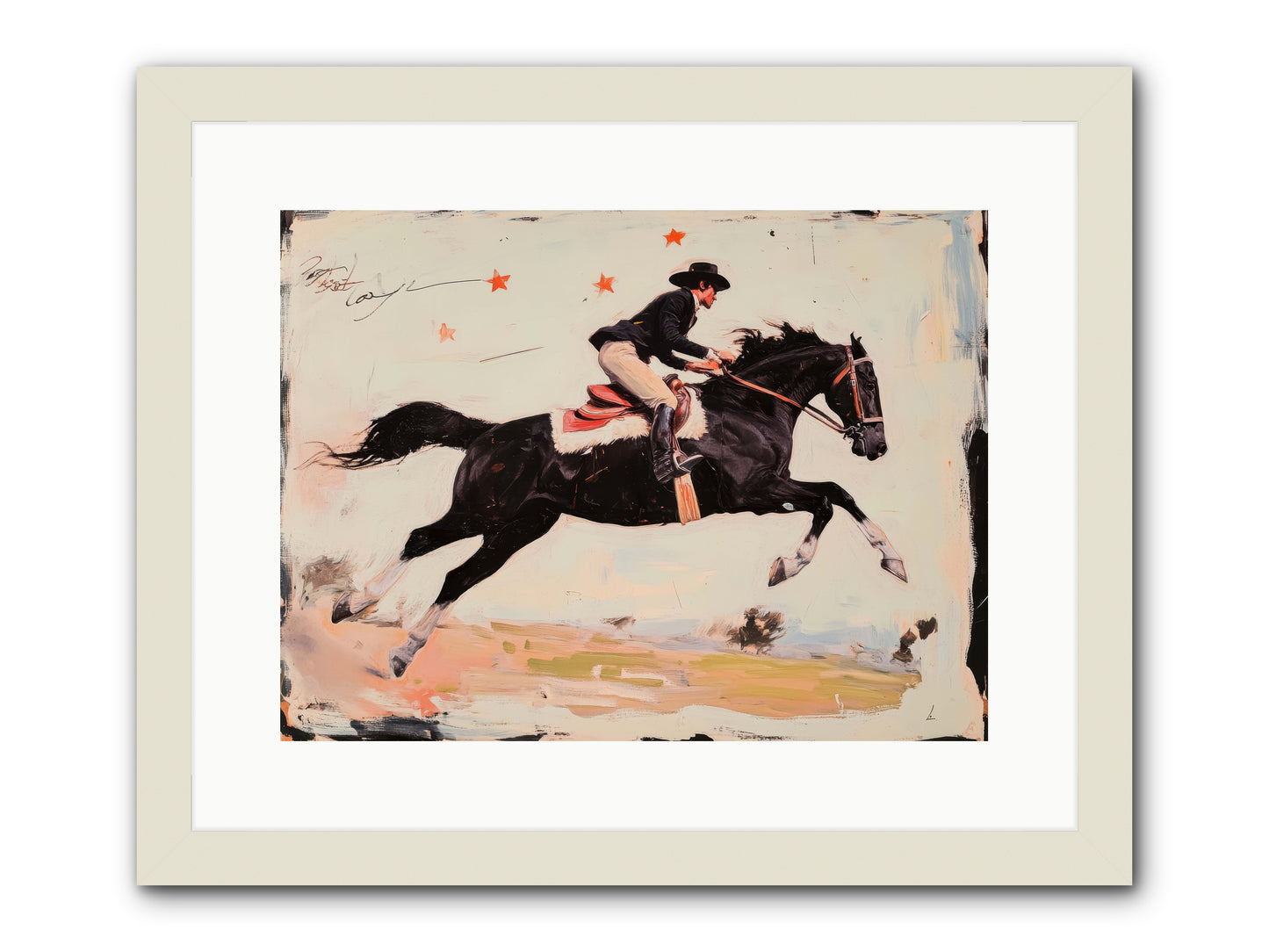 Diablo -- Framed Print - White 16x12