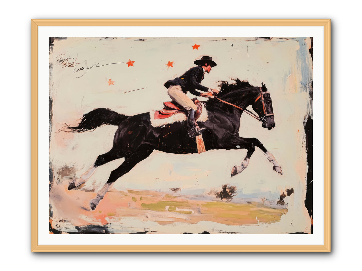 Diablo -- Framed Print - Natural 48x36