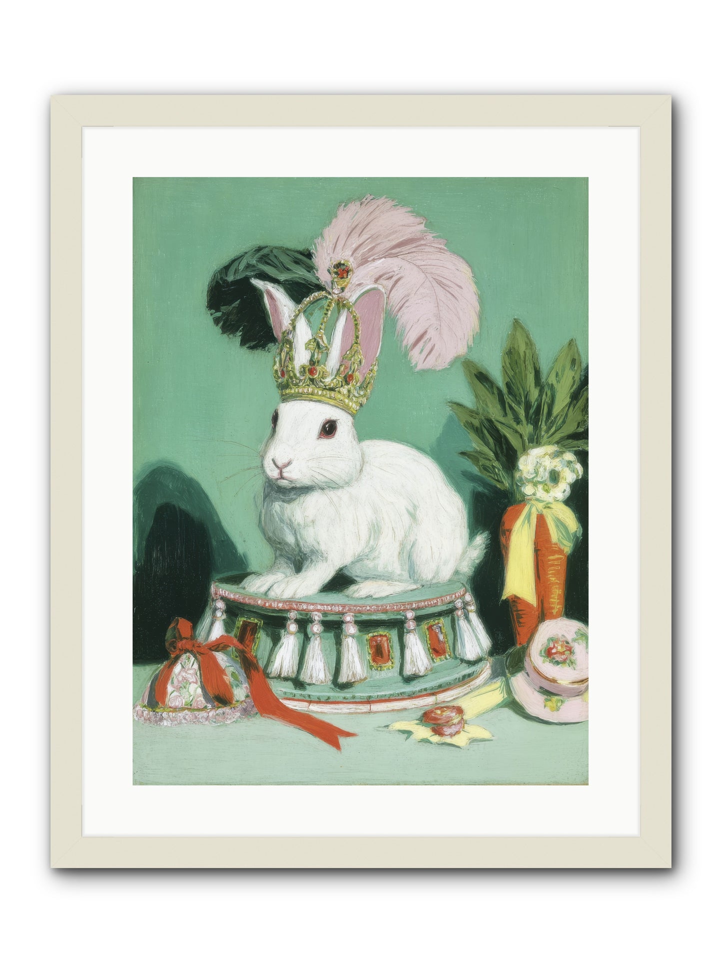 Diamond Dreams -- Framed Print - White 18x24
