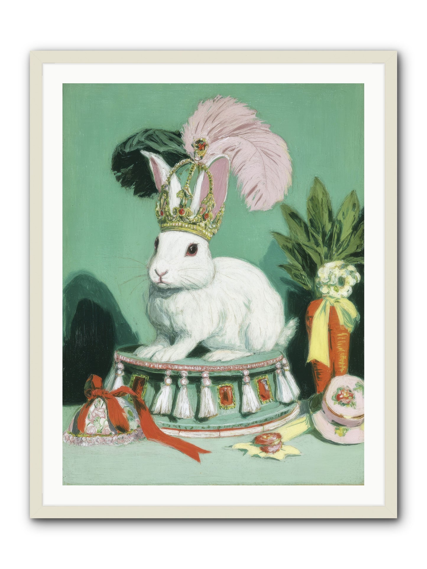 Diamond Dreams -- Framed Print - White 30x40