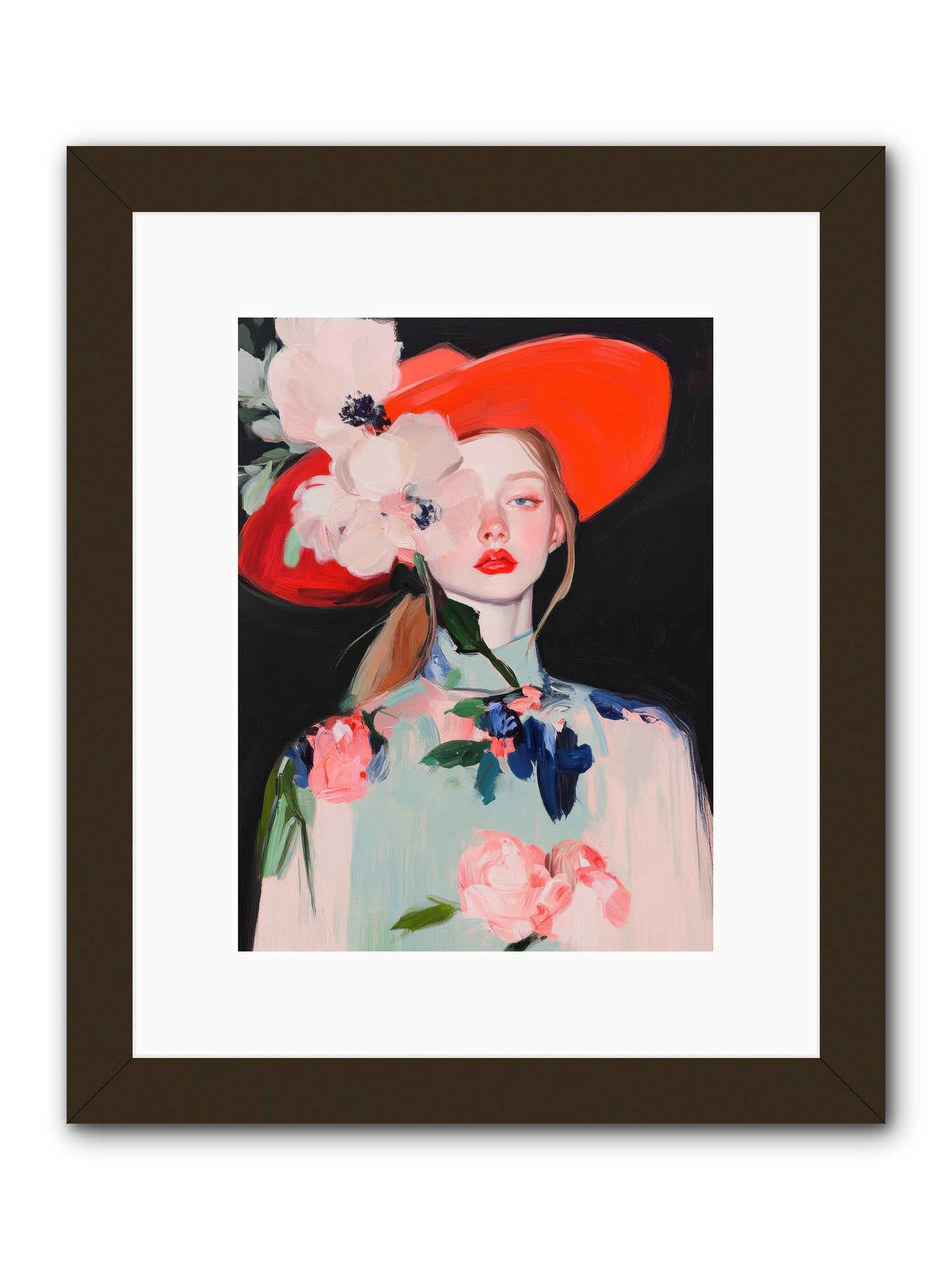 Diamond Dust Trail -- Framed Print - Black 9x12