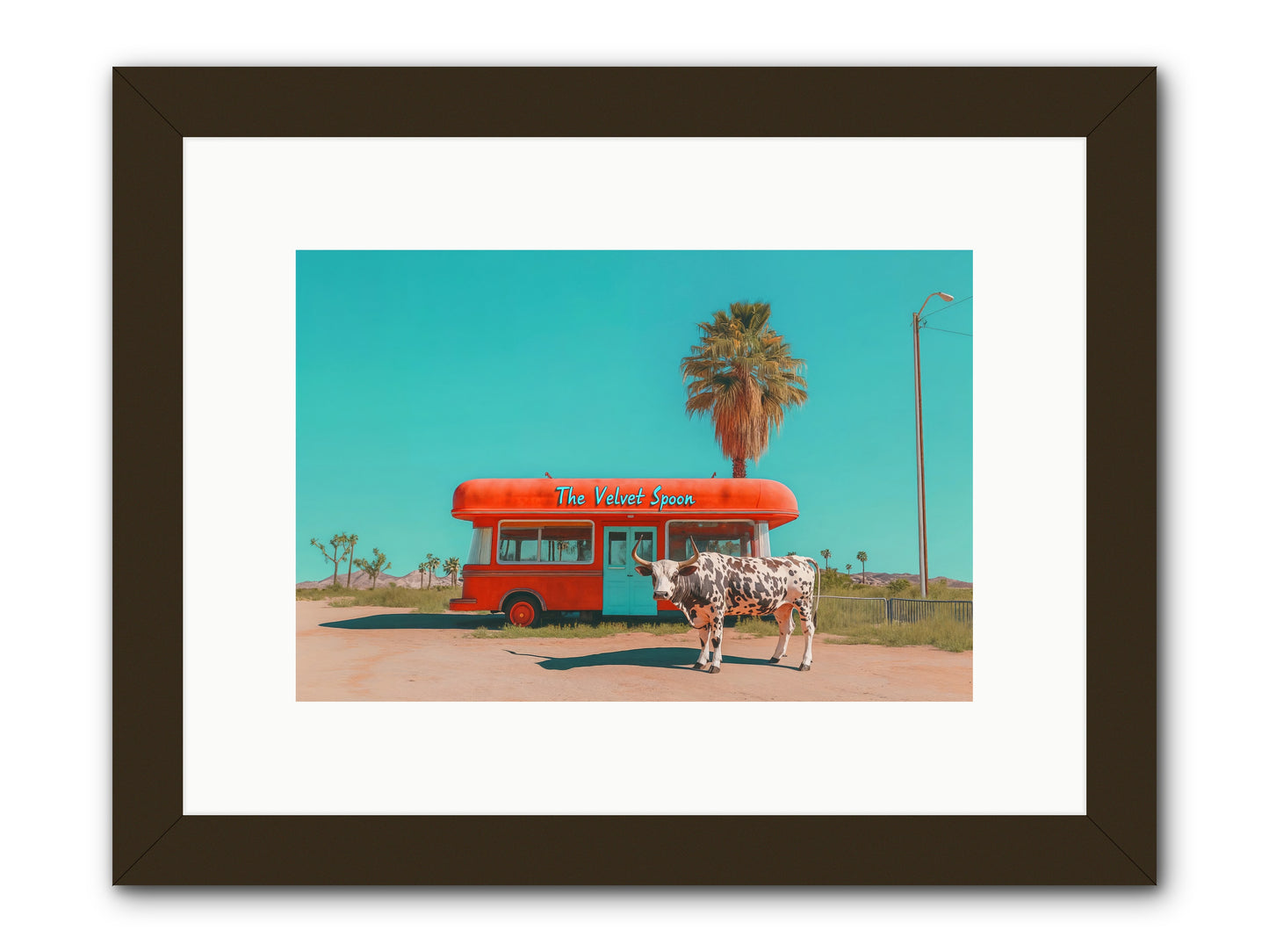 Diary Of Detours -- Framed Print - Black 12x8