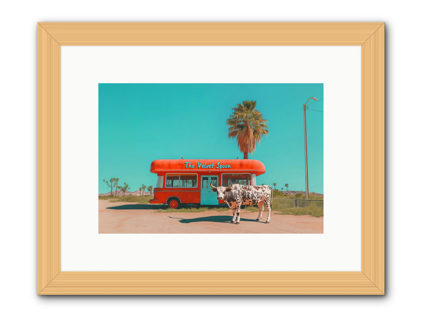 Diary Of Detours -- Framed Print - Natural 12x8