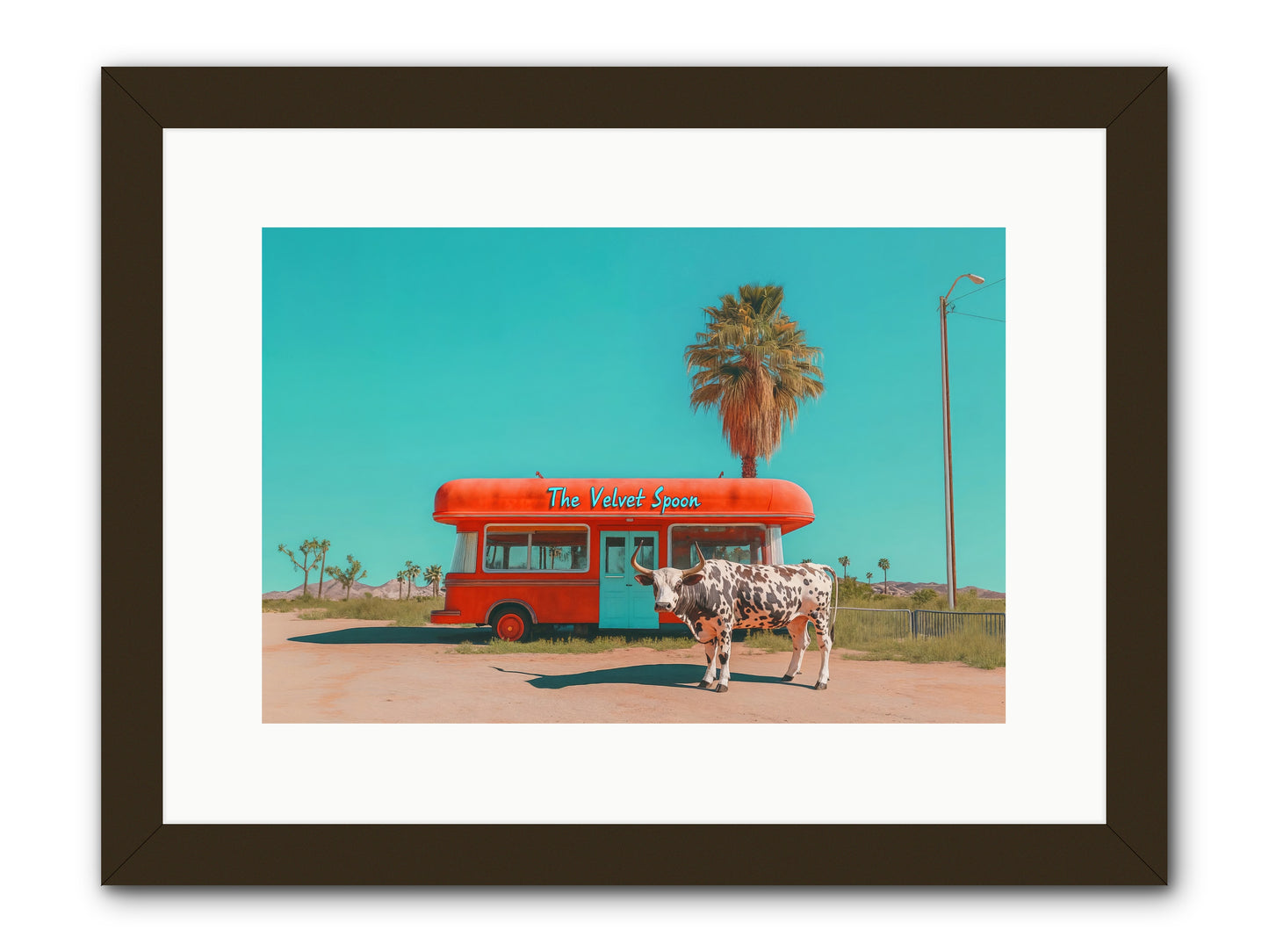 Diary Of Detours -- Framed Print - Black 15x10