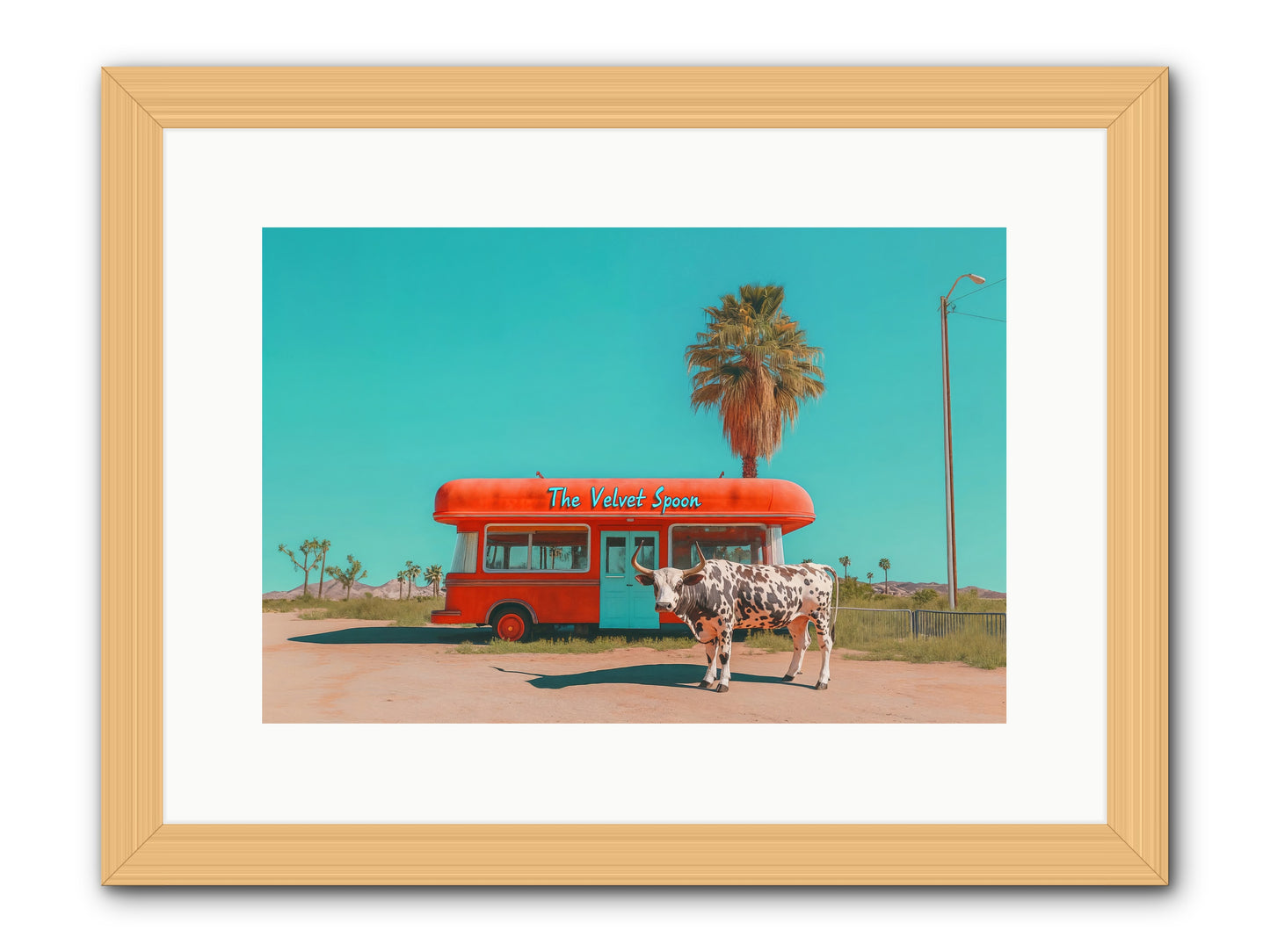 Diary Of Detours -- Framed Print - Natural 15x10