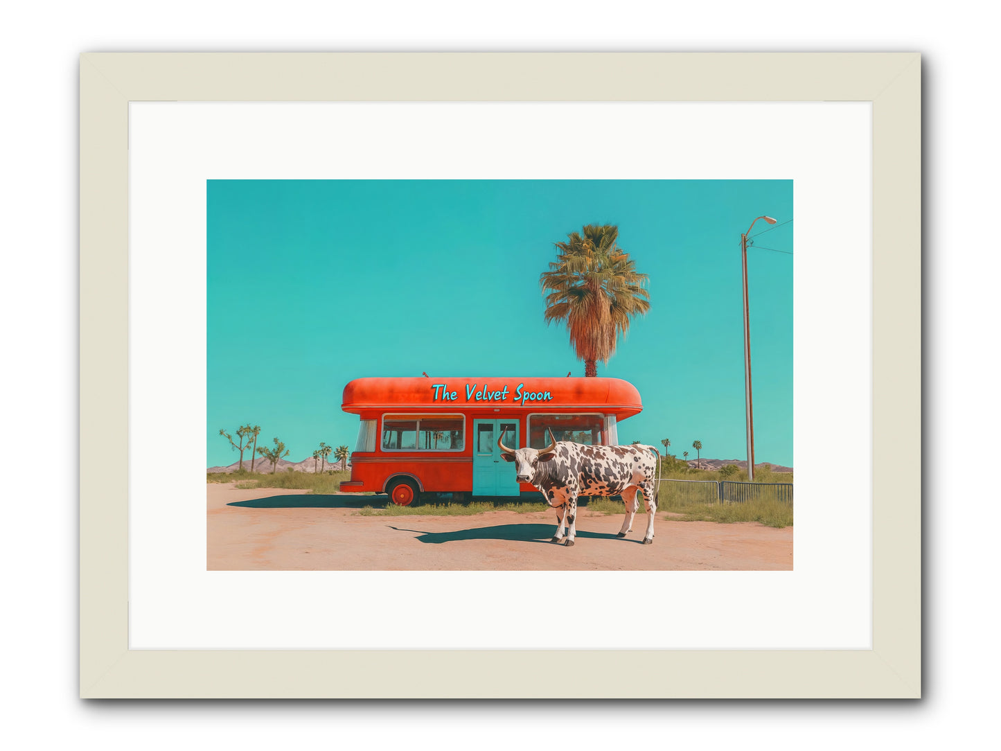 Diary Of Detours -- Framed Print - White 15x10