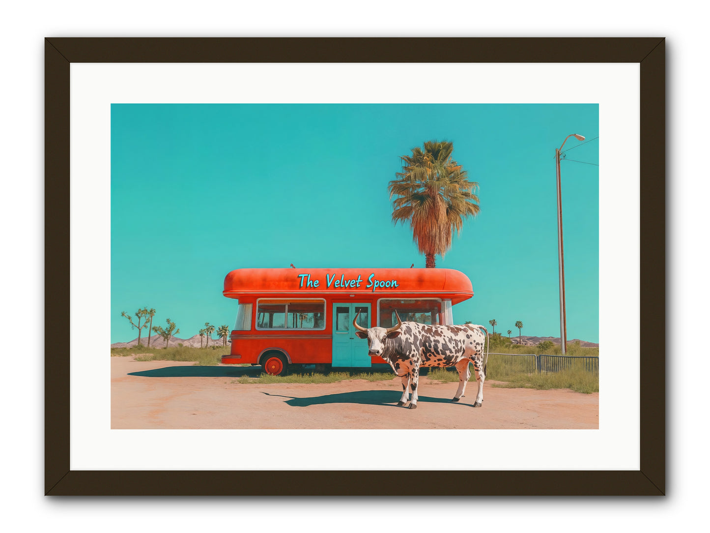 Diary Of Detours -- Framed Print - Black 24x16