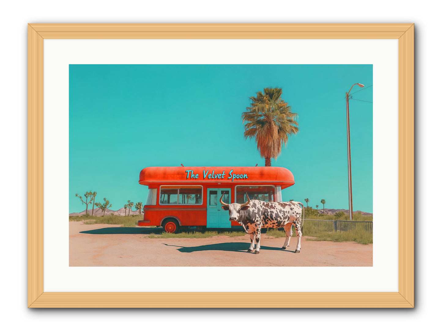 Diary Of Detours -- Framed Print - Natural 24x16