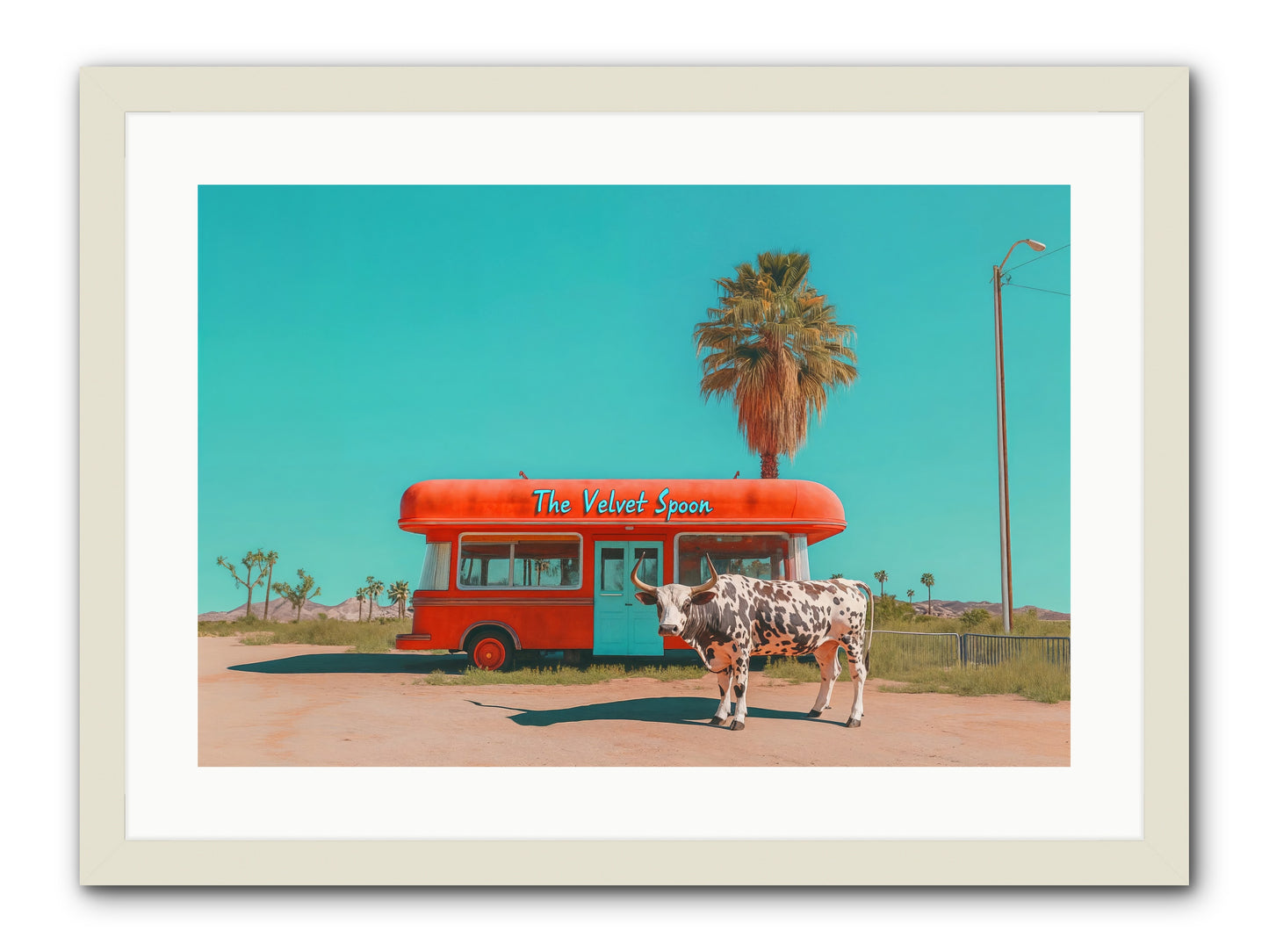Diary Of Detours -- Framed Print - White 24x16