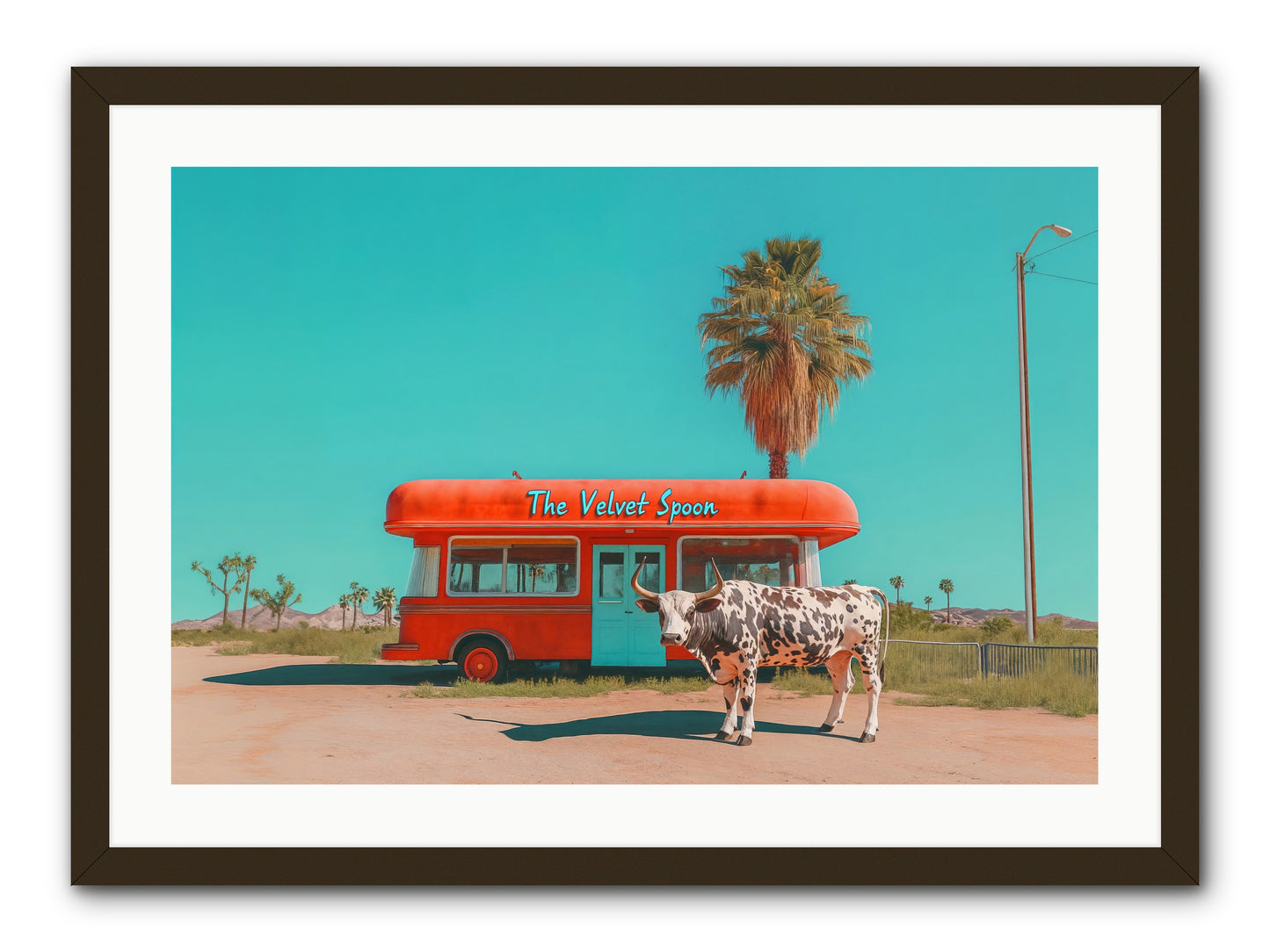 Diary Of Detours -- Framed Print - Black 30x20