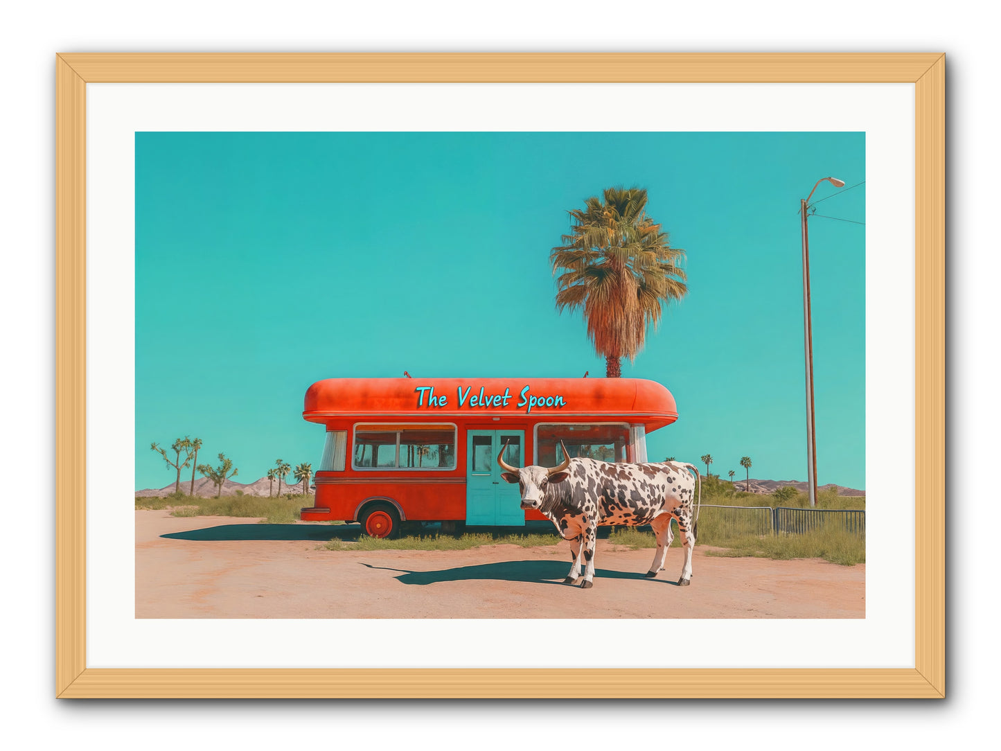 Diary Of Detours -- Framed Print - Natural 30x20