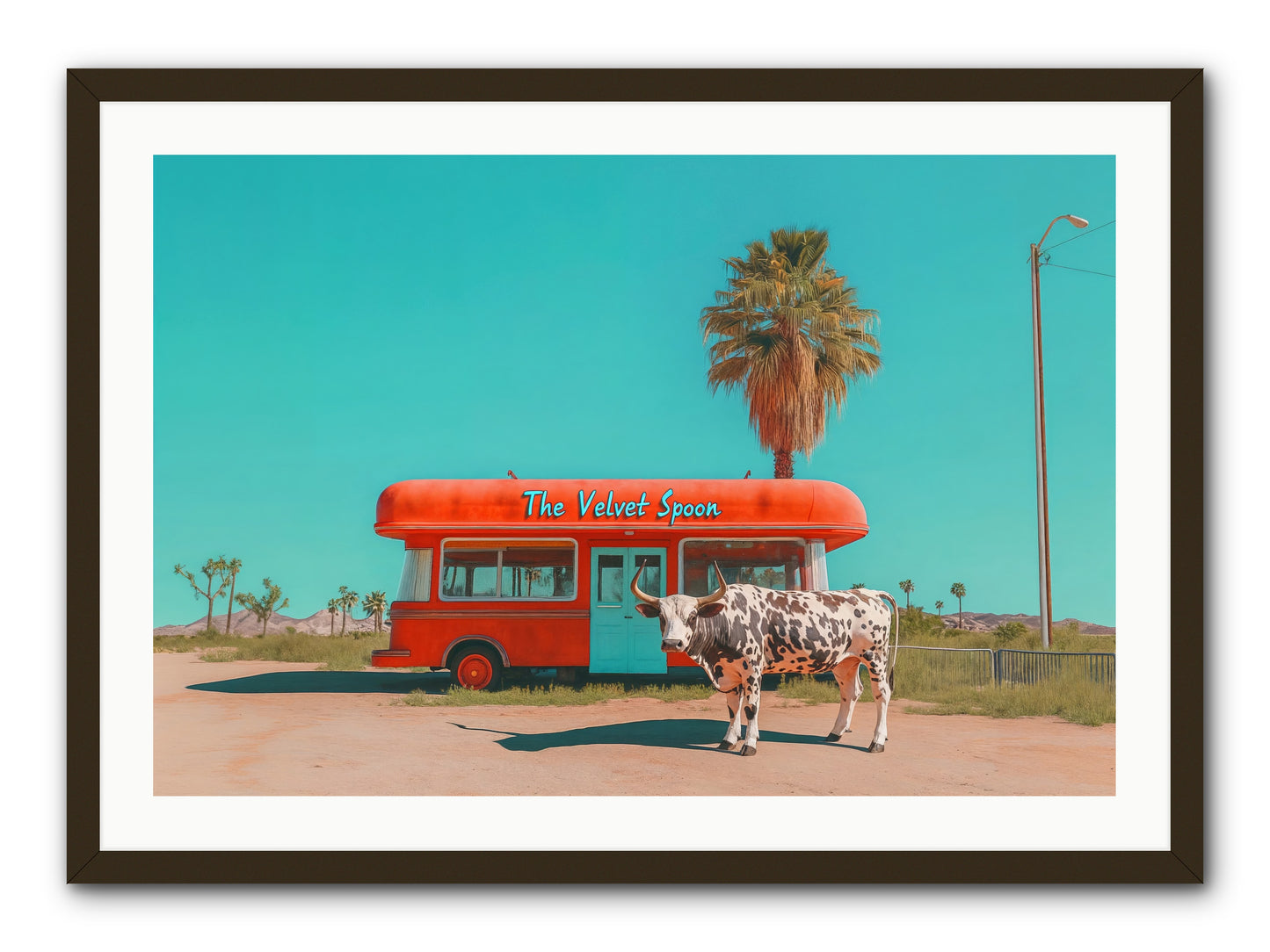 Diary Of Detours -- Framed Print - Black 36x24