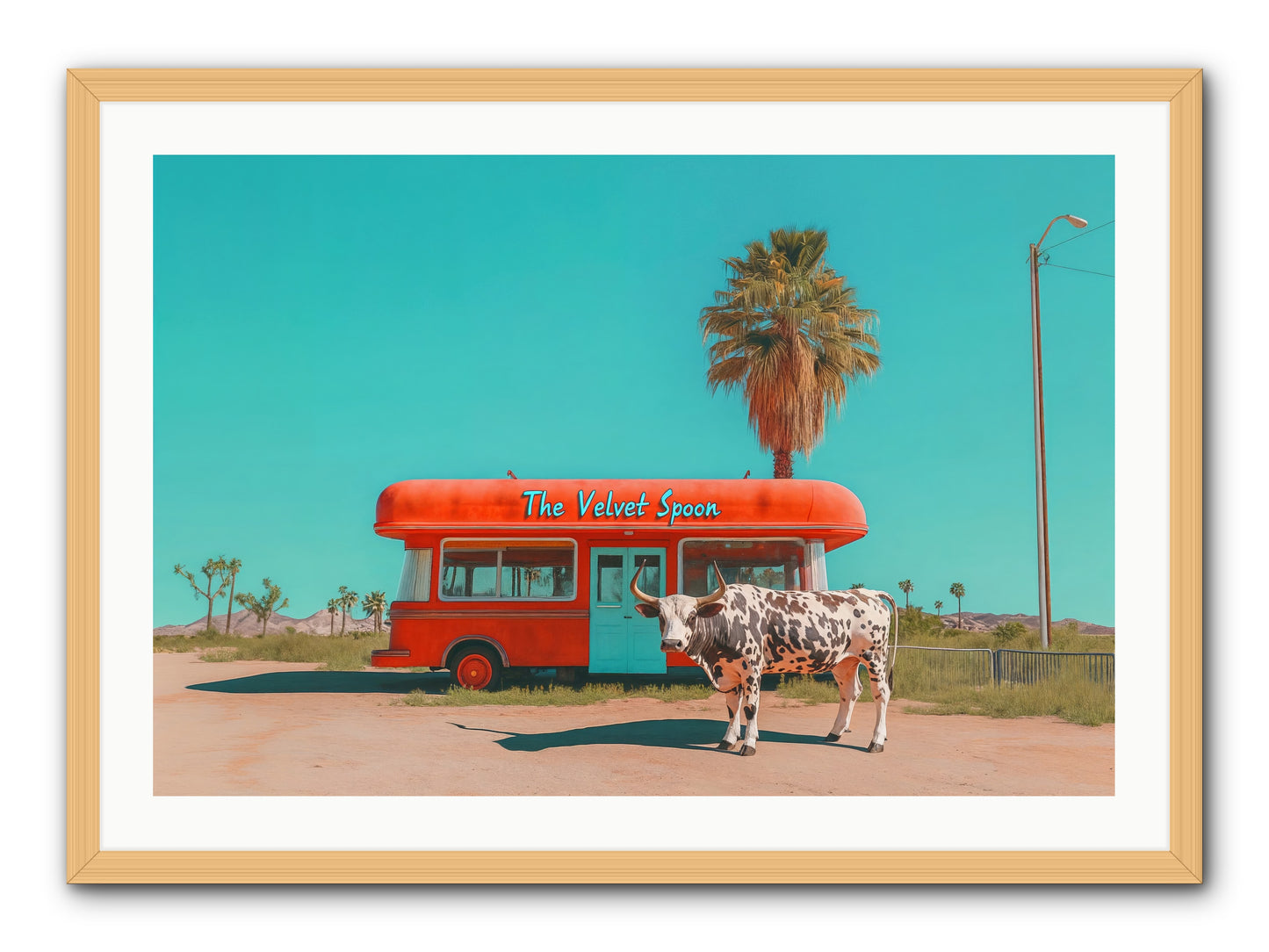 Diary Of Detours -- Framed Print - Natural 36x24