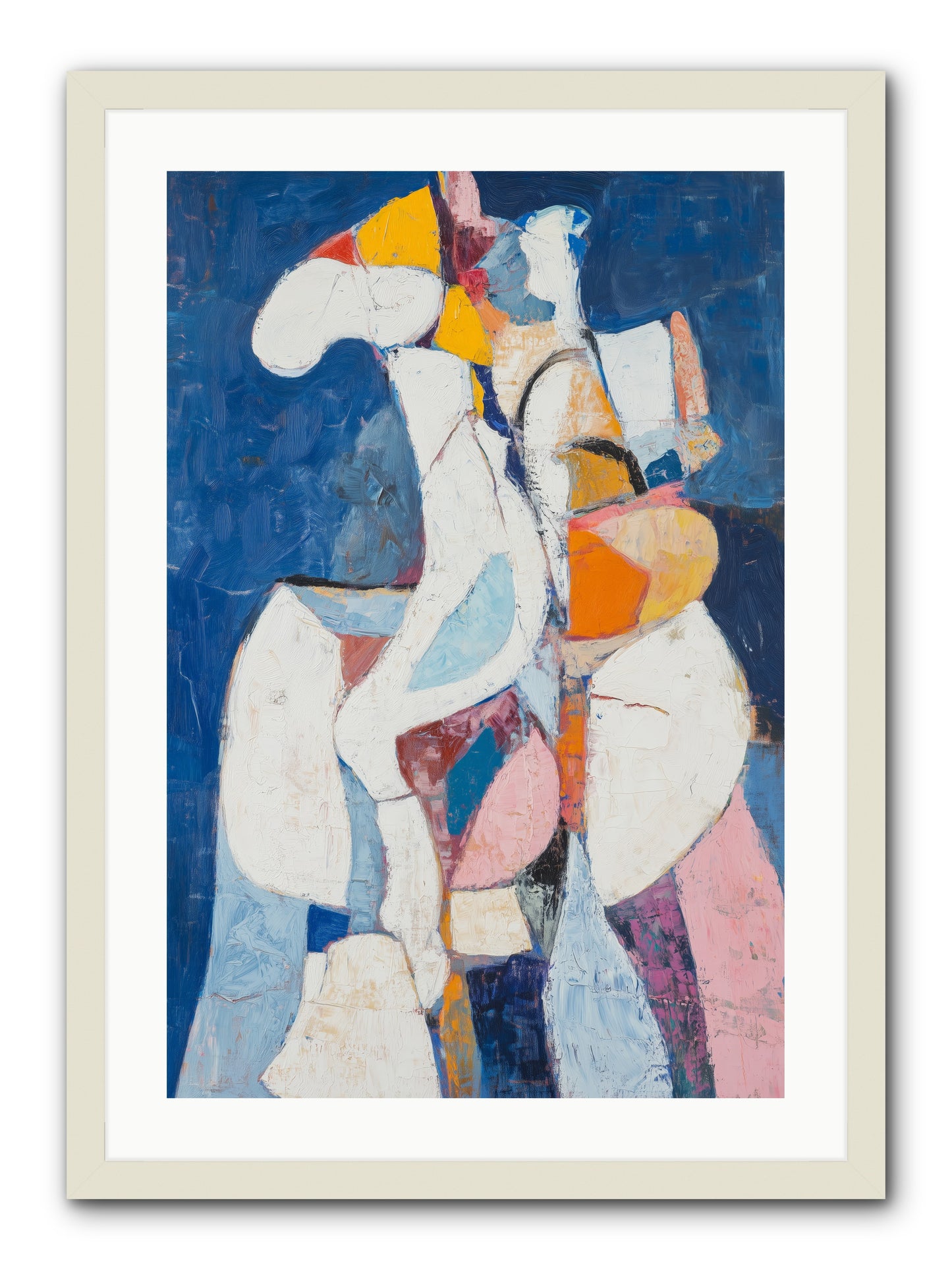 Dilemma -- Framed Print - White 20x30
