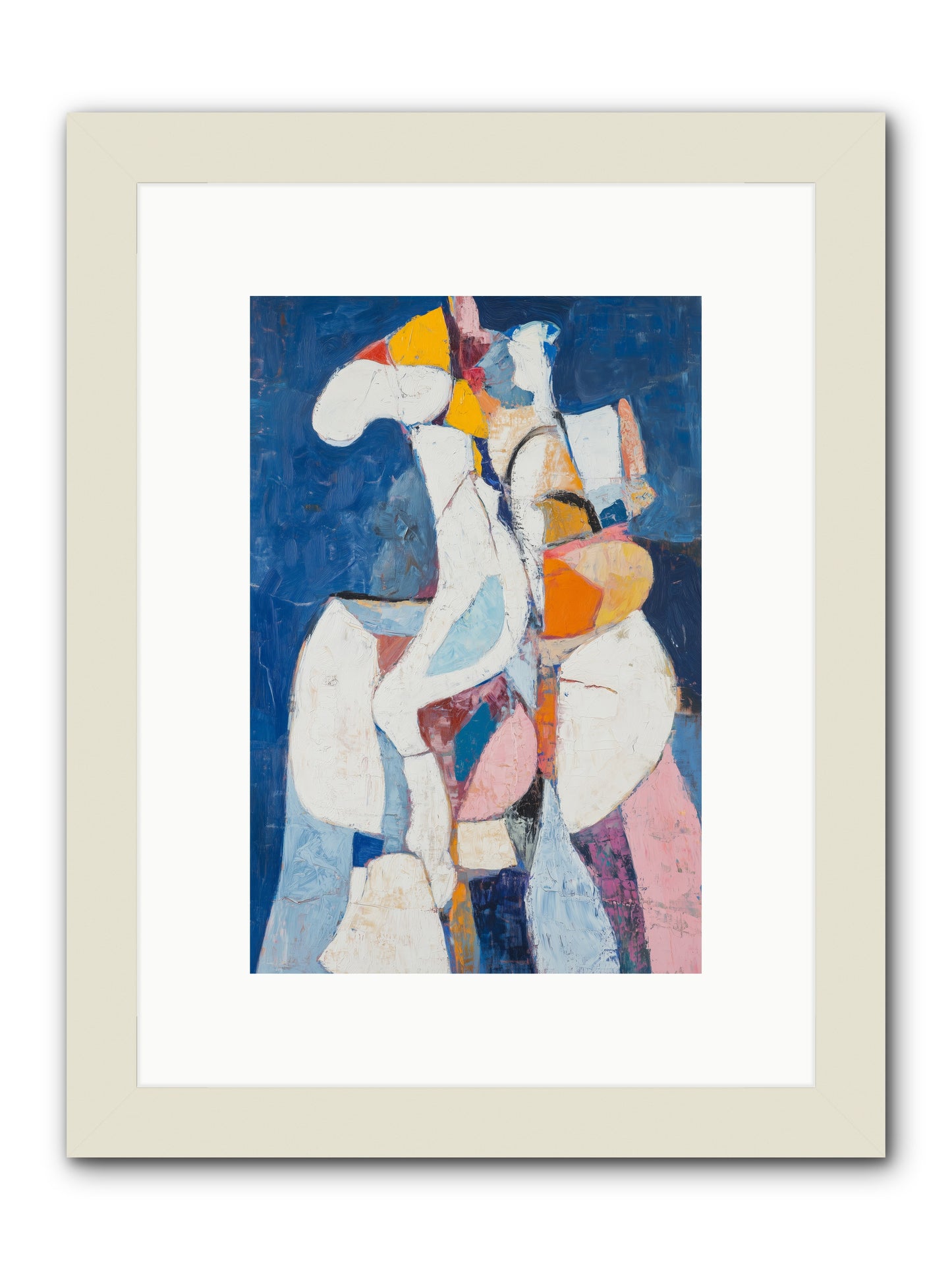 Dilemma -- Framed Print - White 8x12