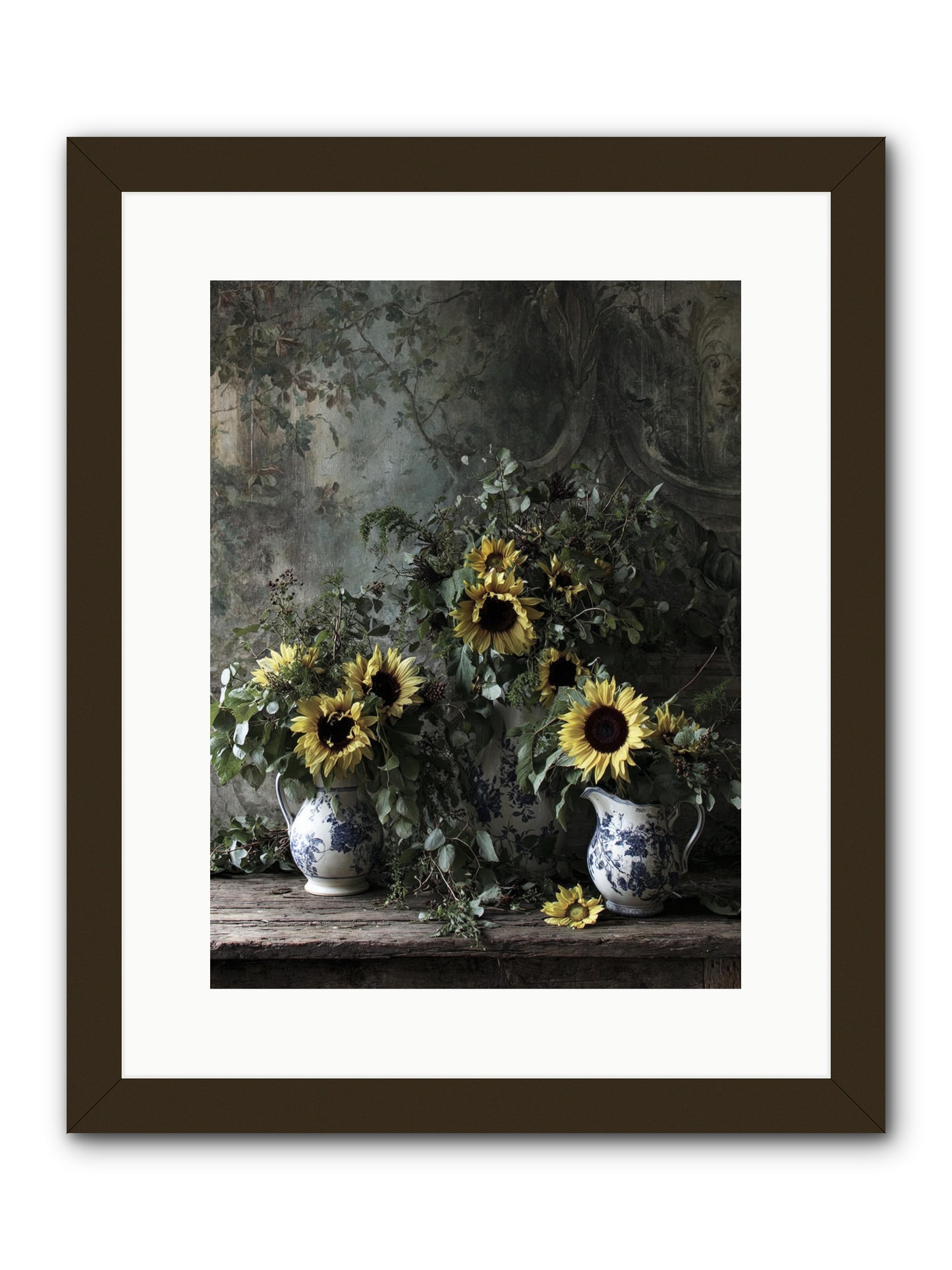 Dimanche -- Framed Print - Black 12x16