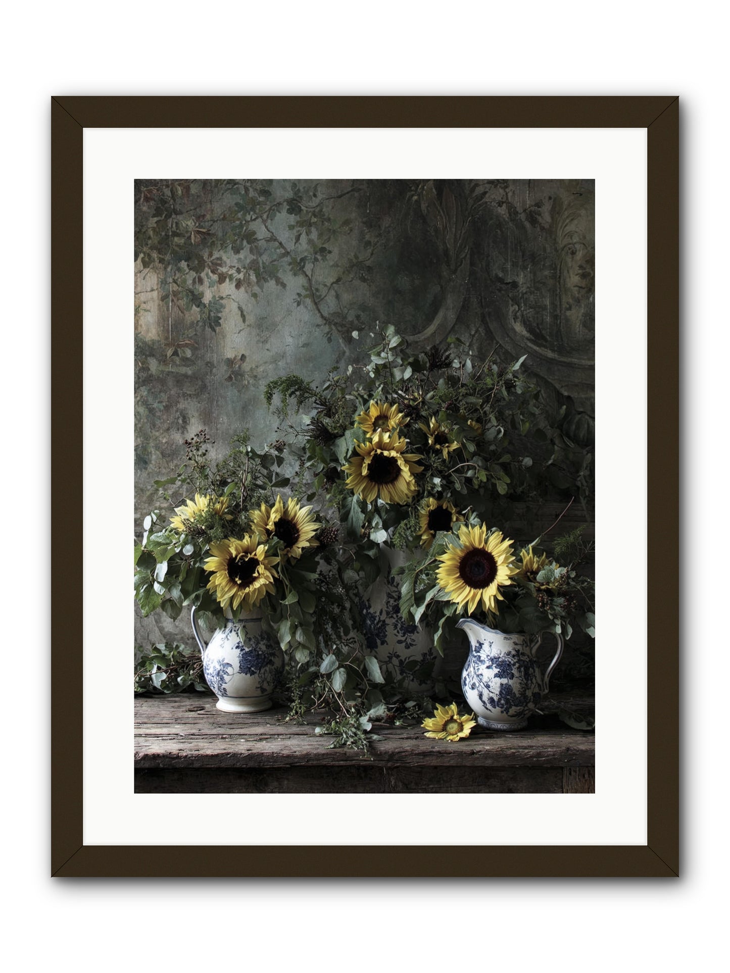 Dimanche -- Framed Print - Black 18x24