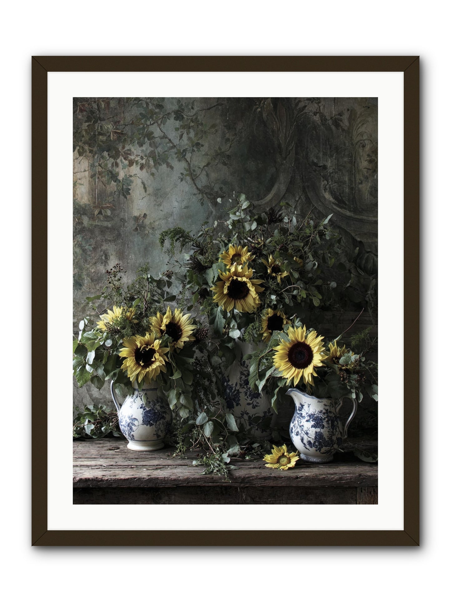 Dimanche -- Framed Print - Black 24x32