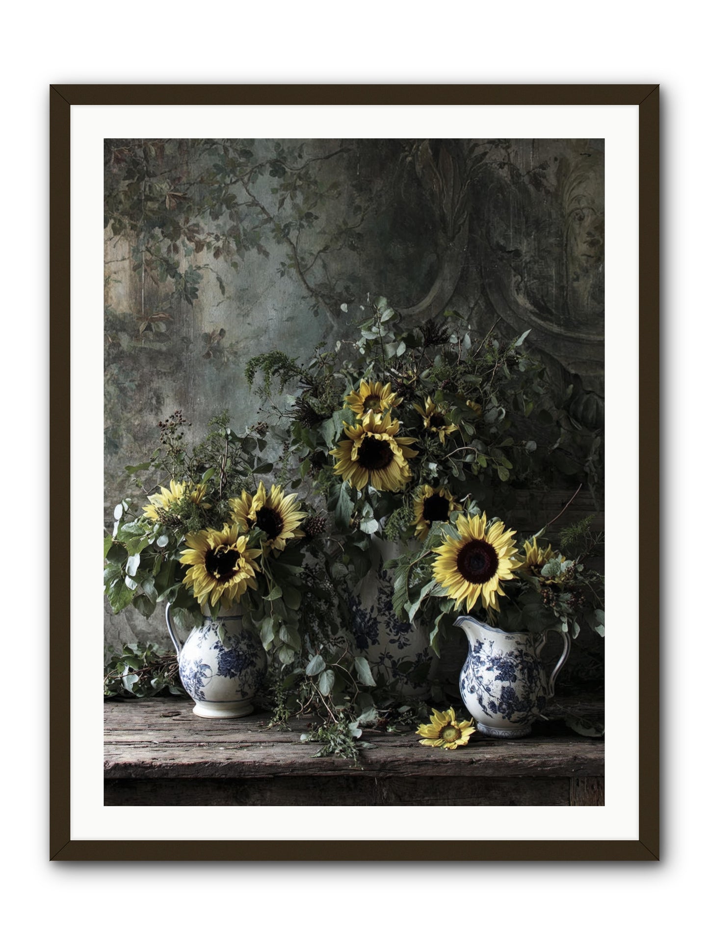 Dimanche -- Framed Print - Black 30x40