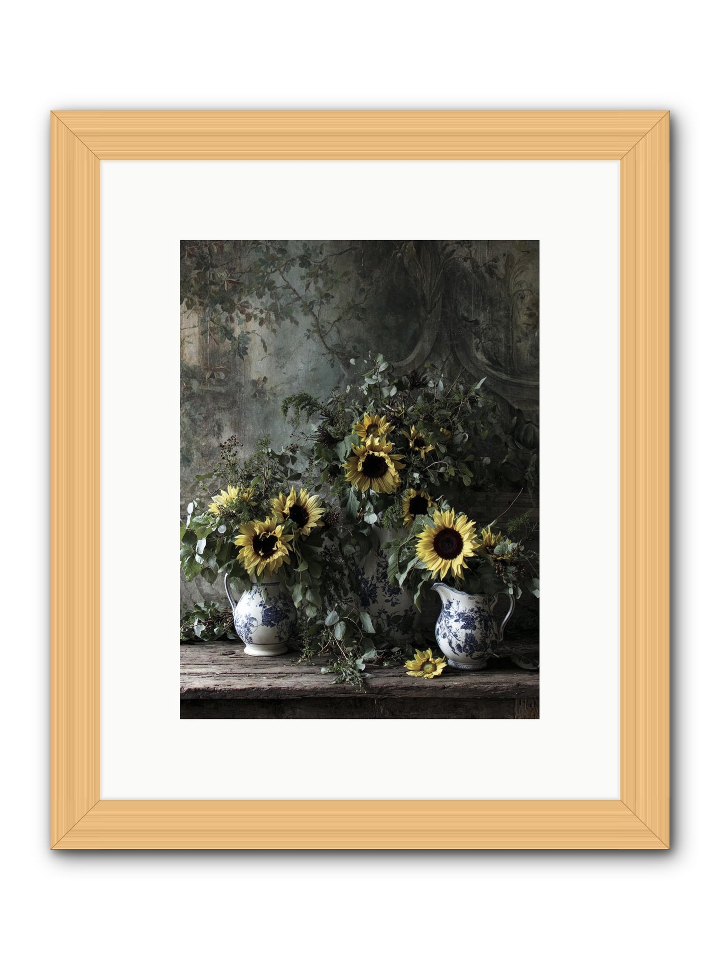 Dimanche -- Framed Print - Natural 9x12
