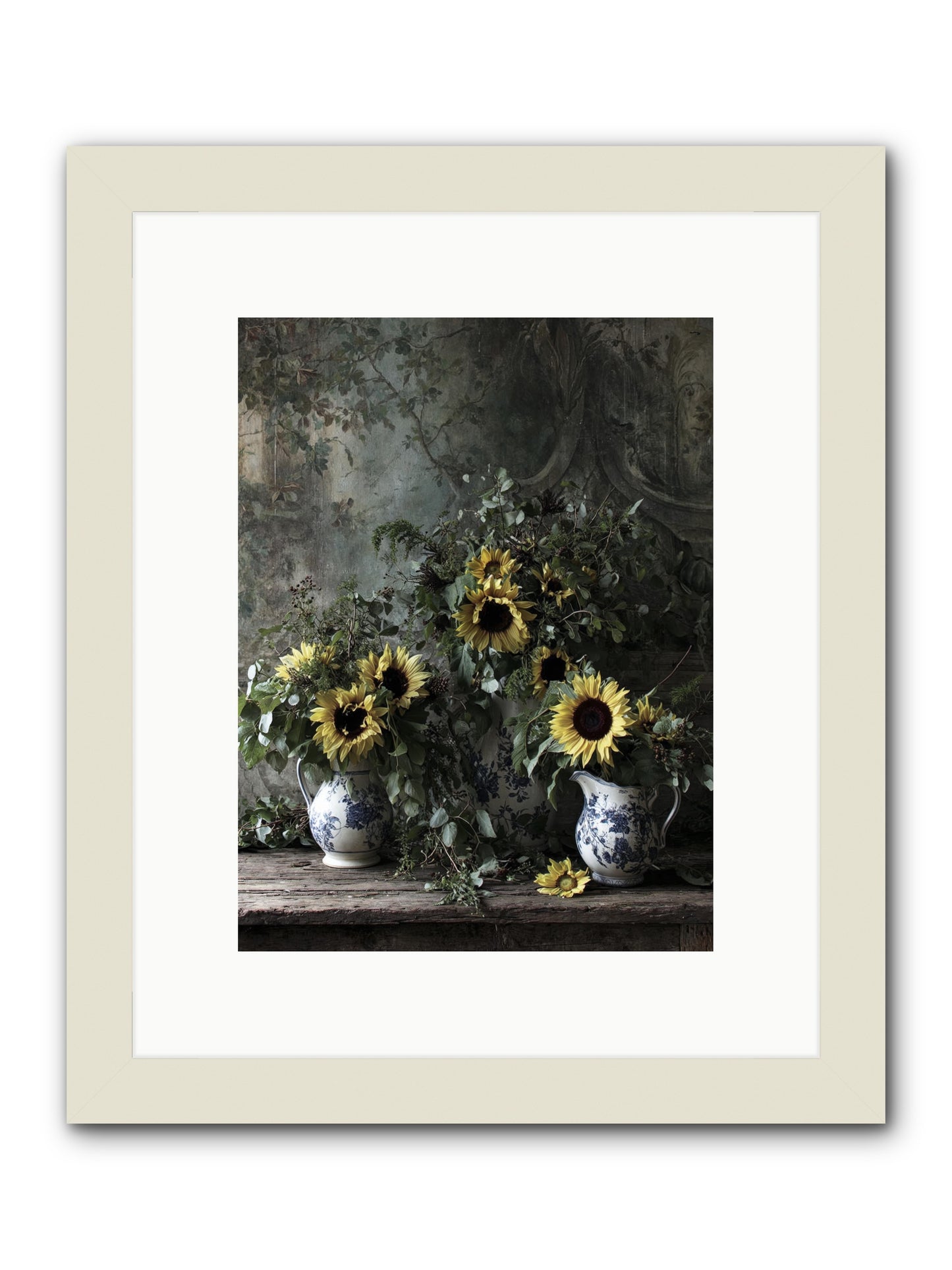 Dimanche -- Framed Print - White 9x12