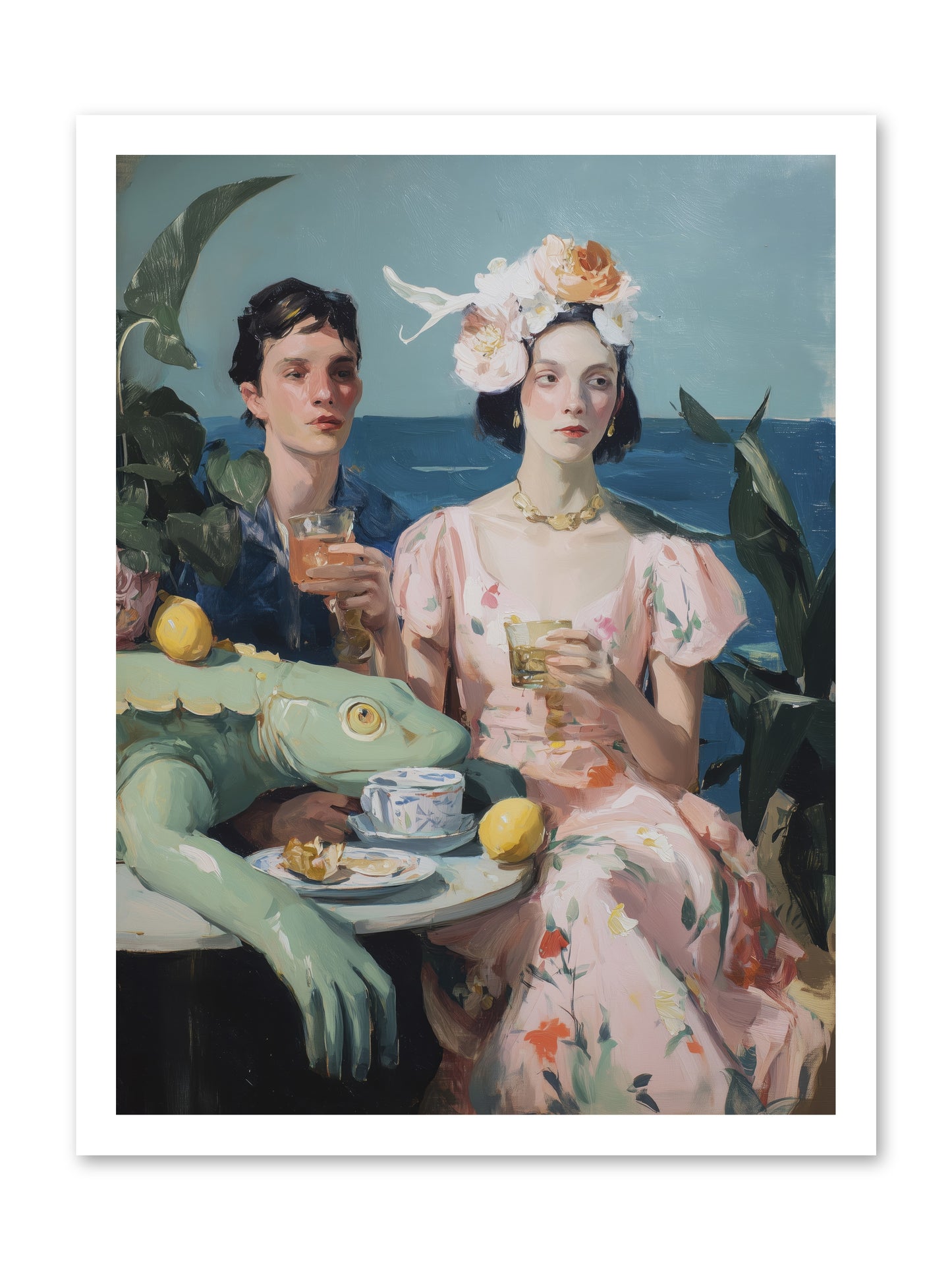 Dinner Party Plot Twist -- Paper Print 18x24