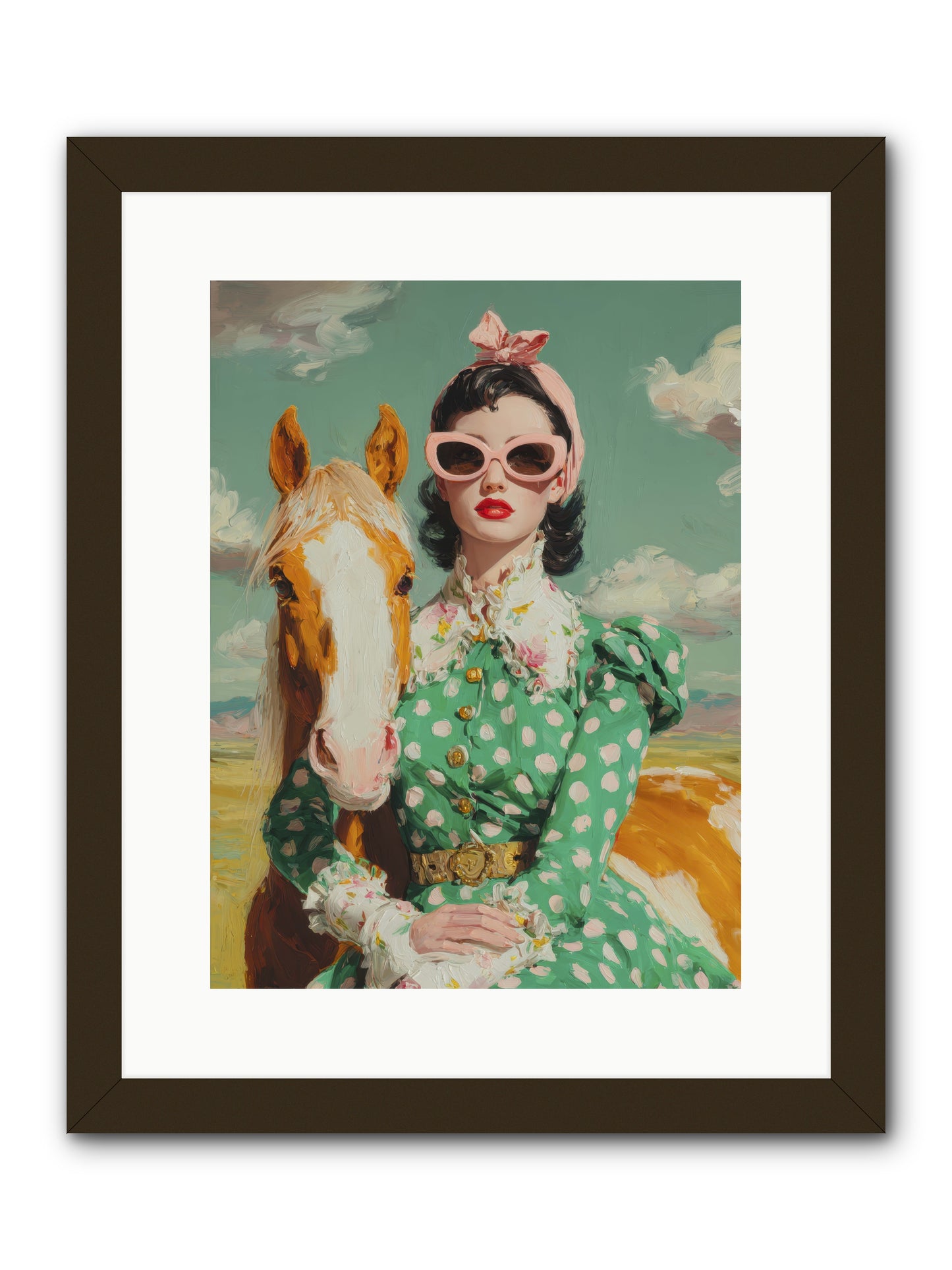 Distance Dissolved -- Framed Print - Black 12x16