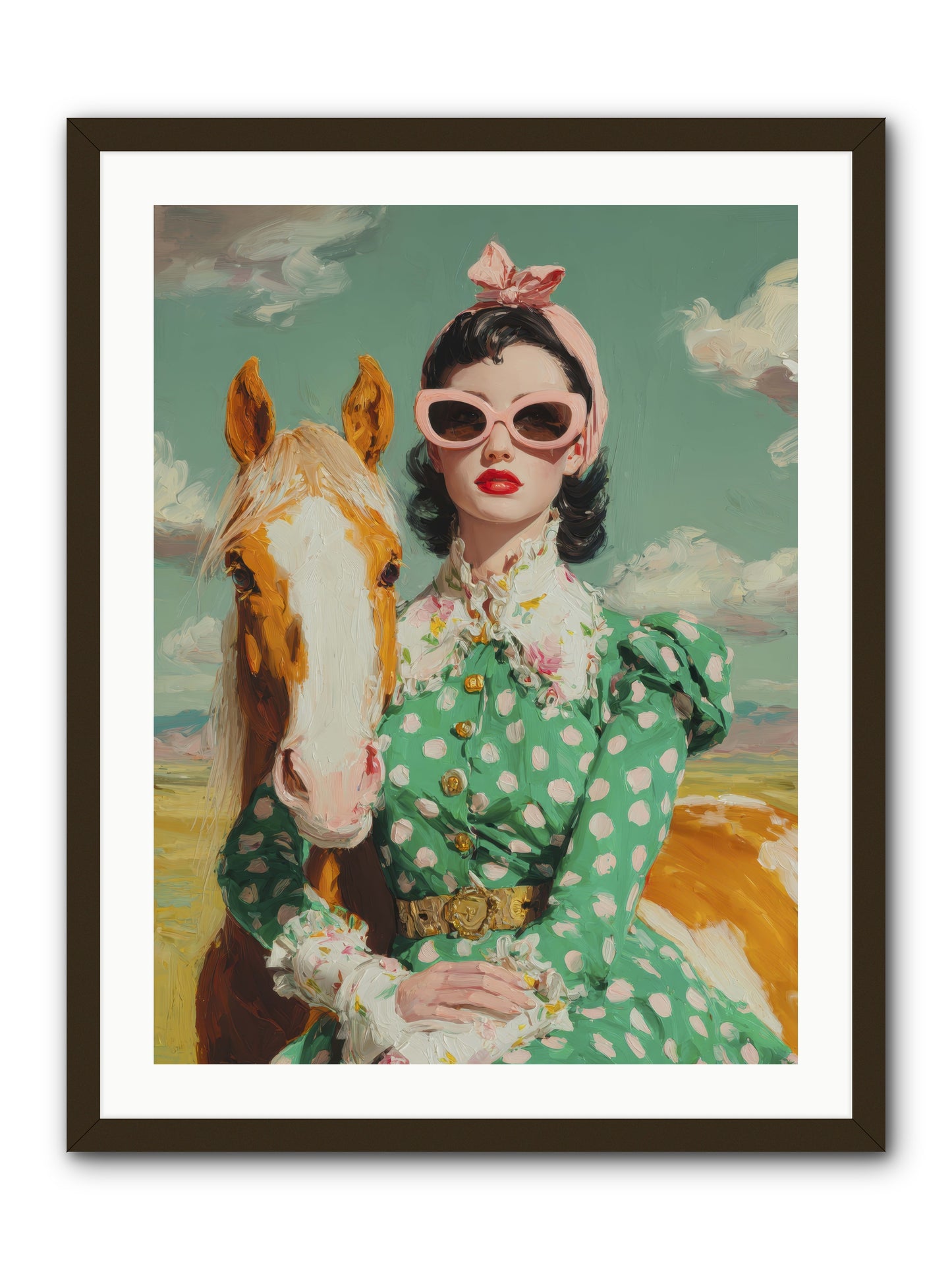 Distance Dissolved -- Framed Print - Black 24x32