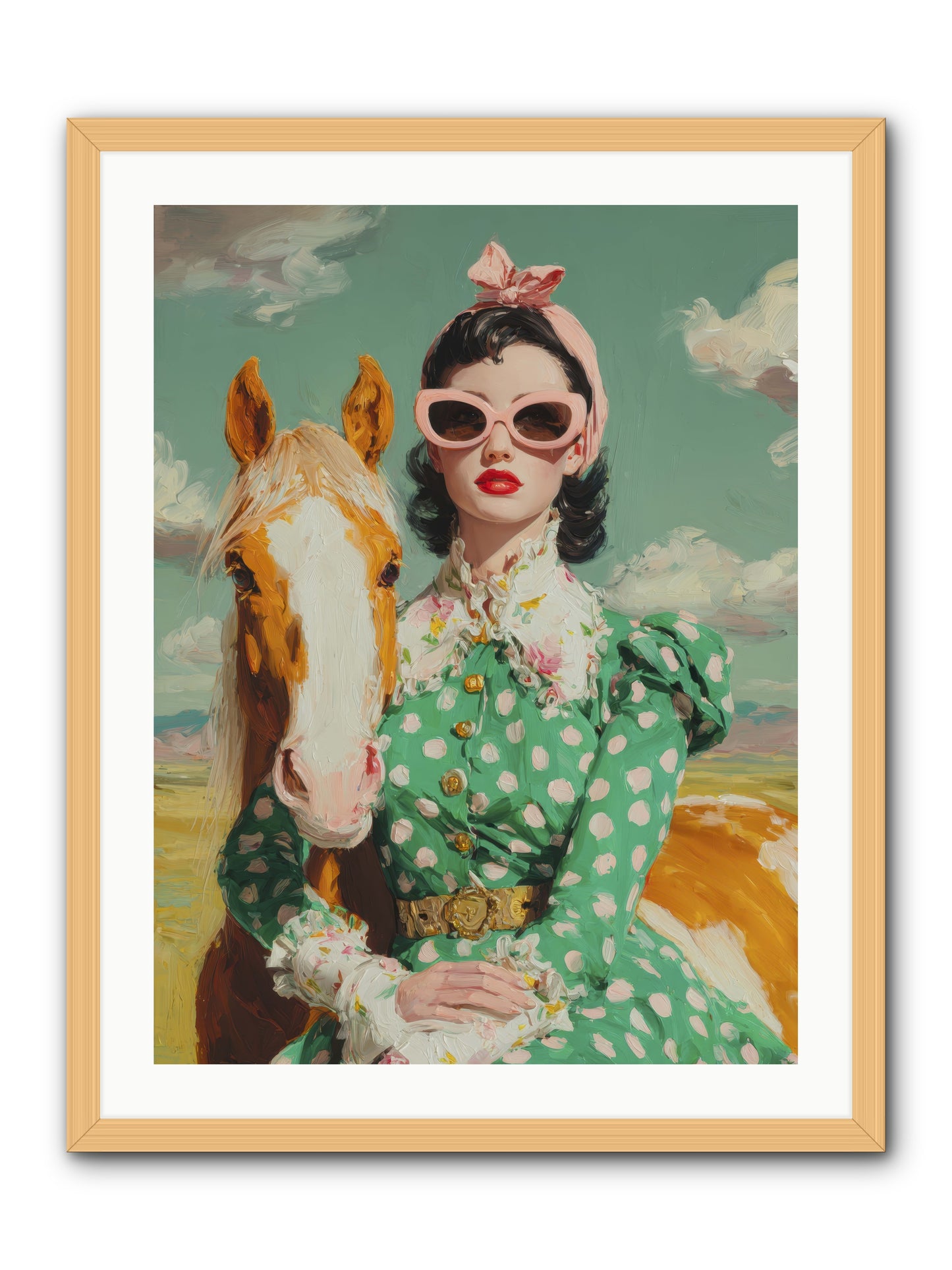 Distance Dissolved -- Framed Print - Natural 24x32