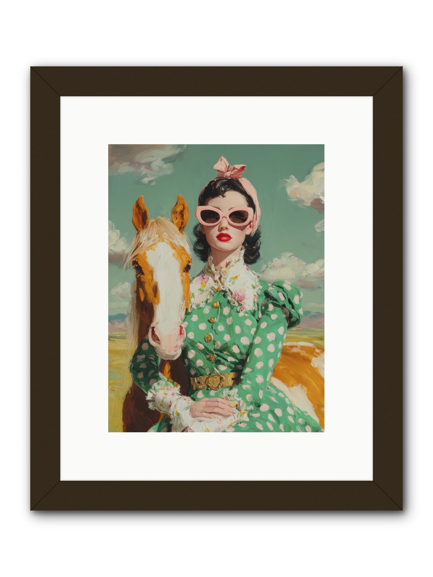 Distance Dissolved -- Framed Print - Black 9x12