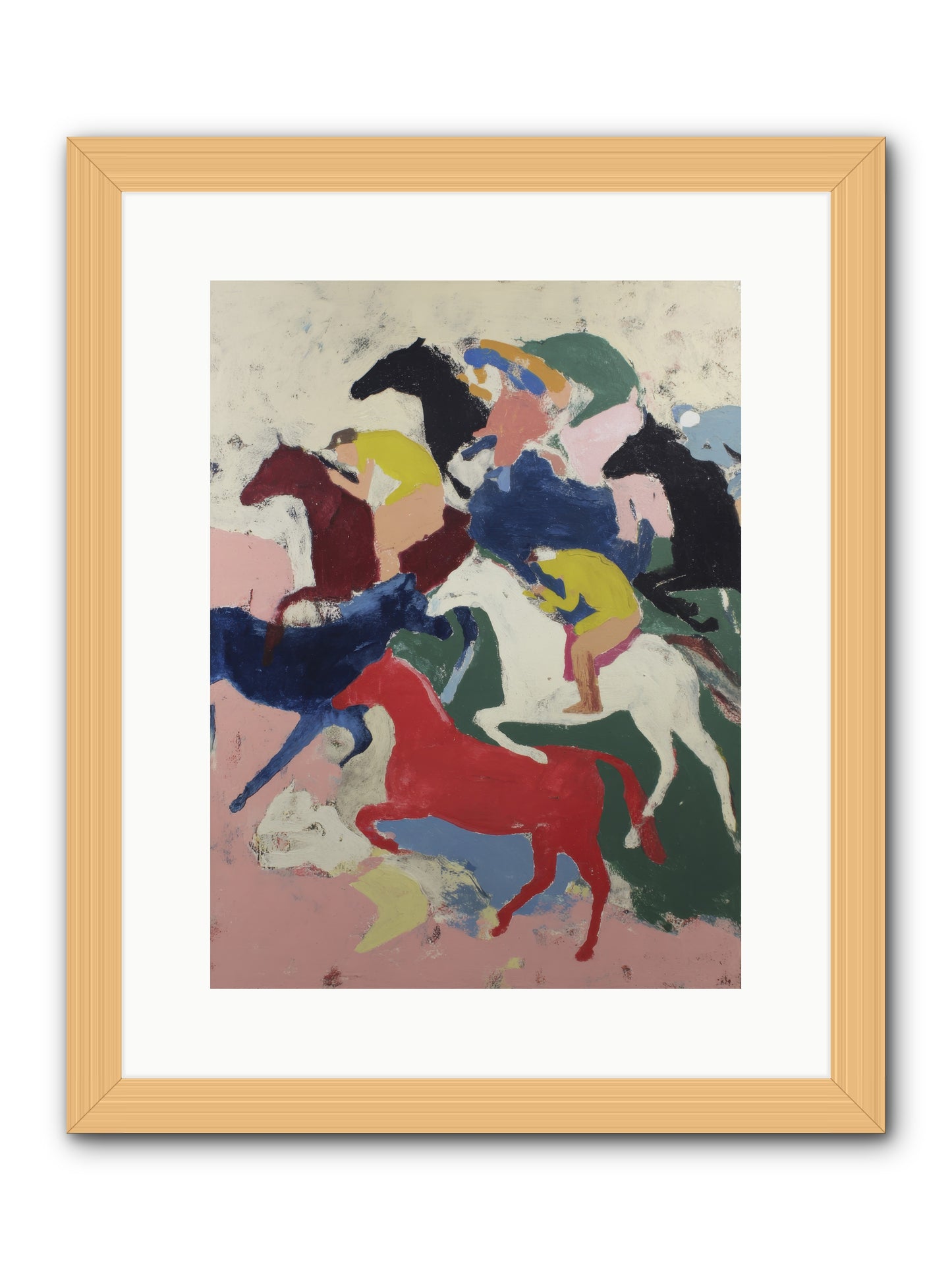 Distant Call -- Framed Print - Natural 12x16
