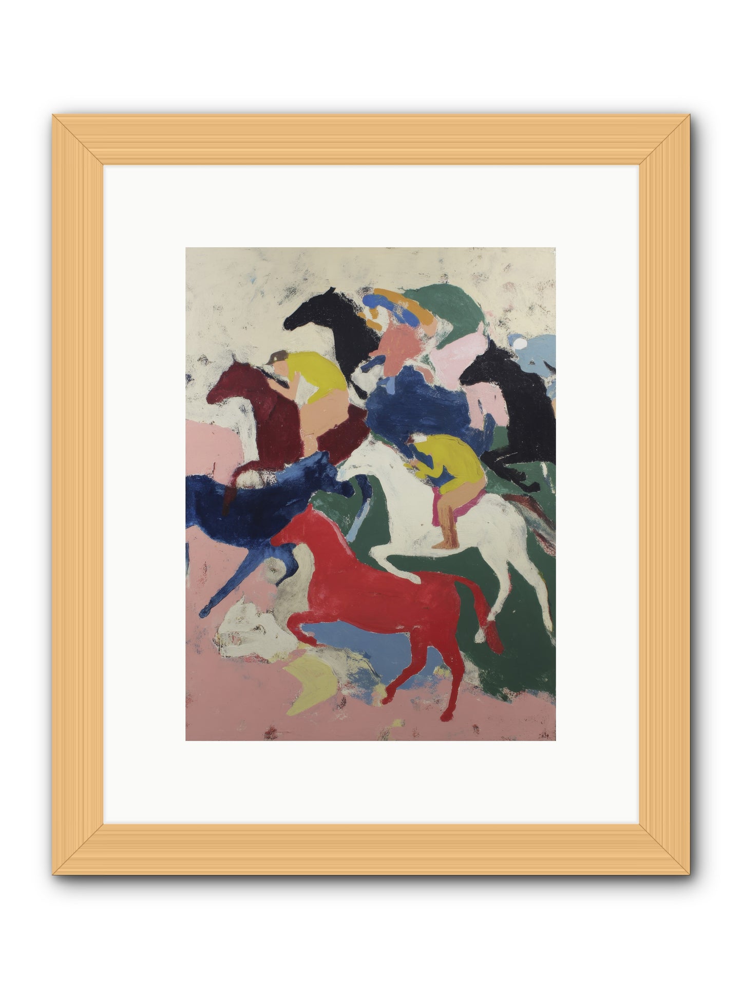 Distant Call -- Framed Print - Natural 9x12