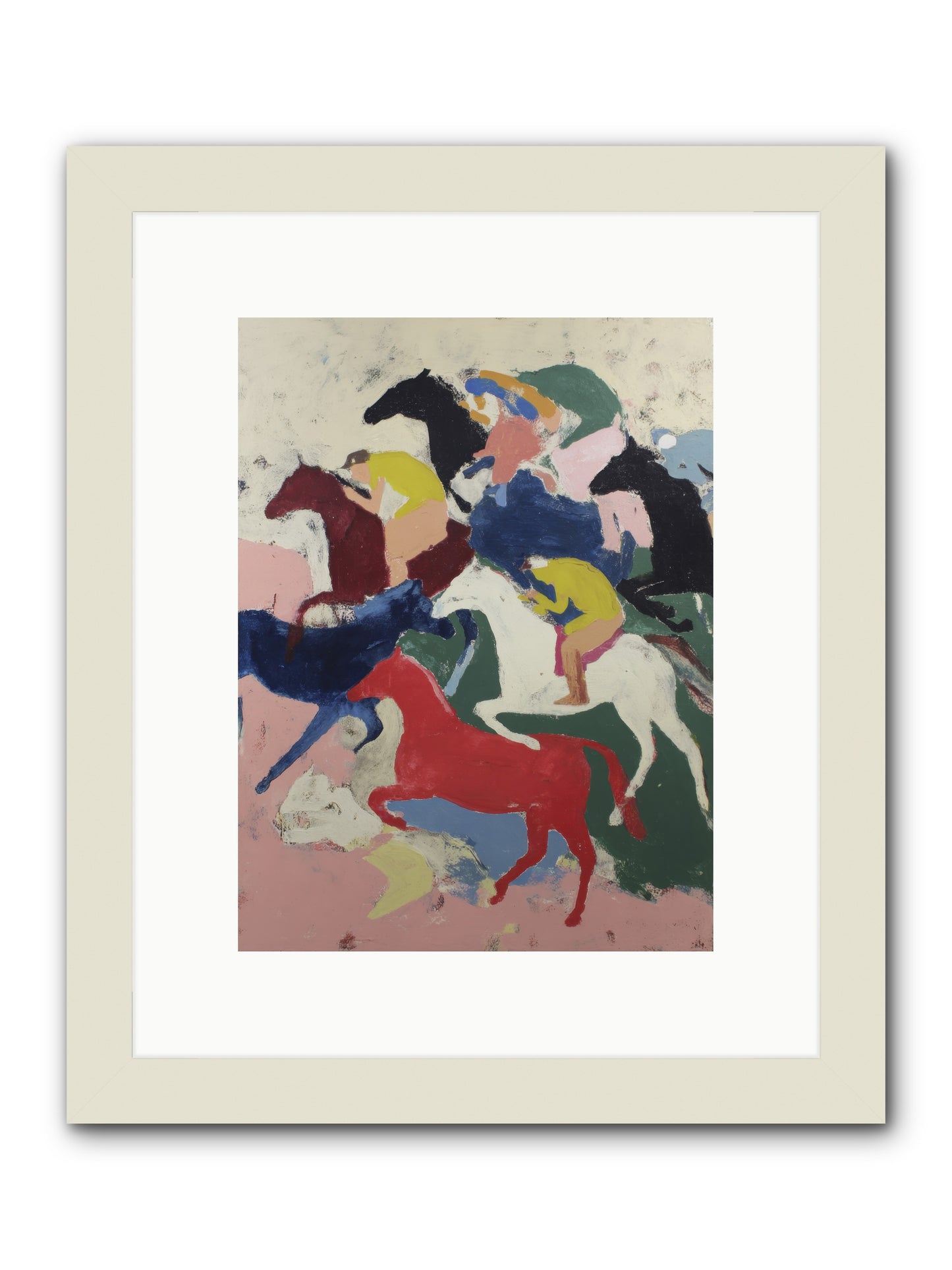 Distant Call -- Framed Print - White 9x12