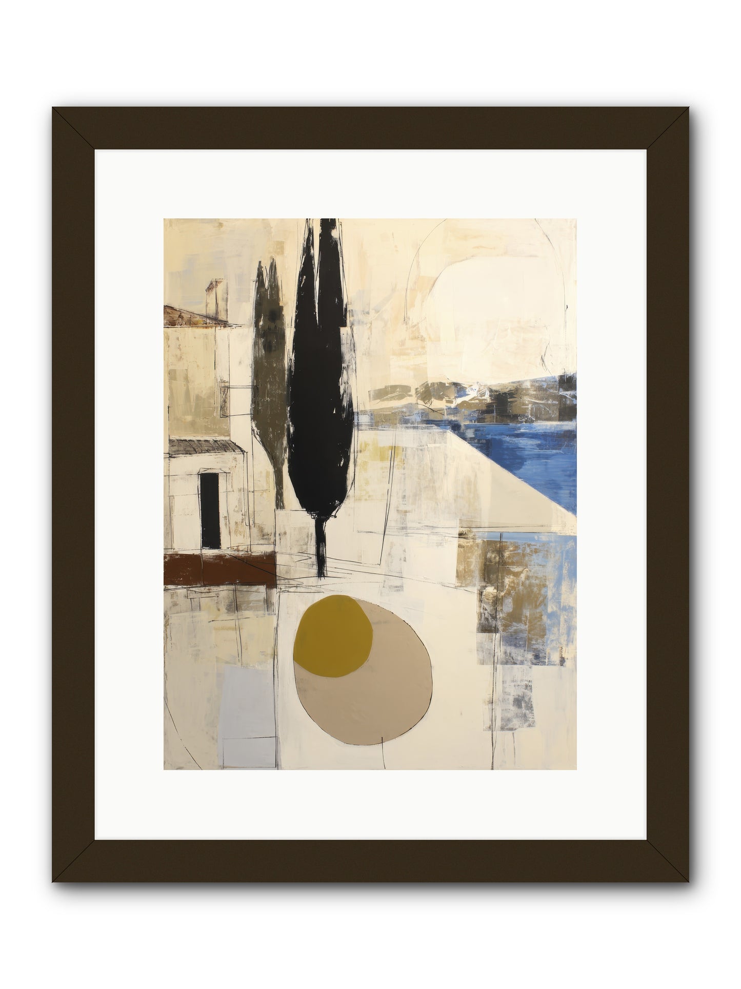 Distant Echo -- Framed Print - Black 12x16