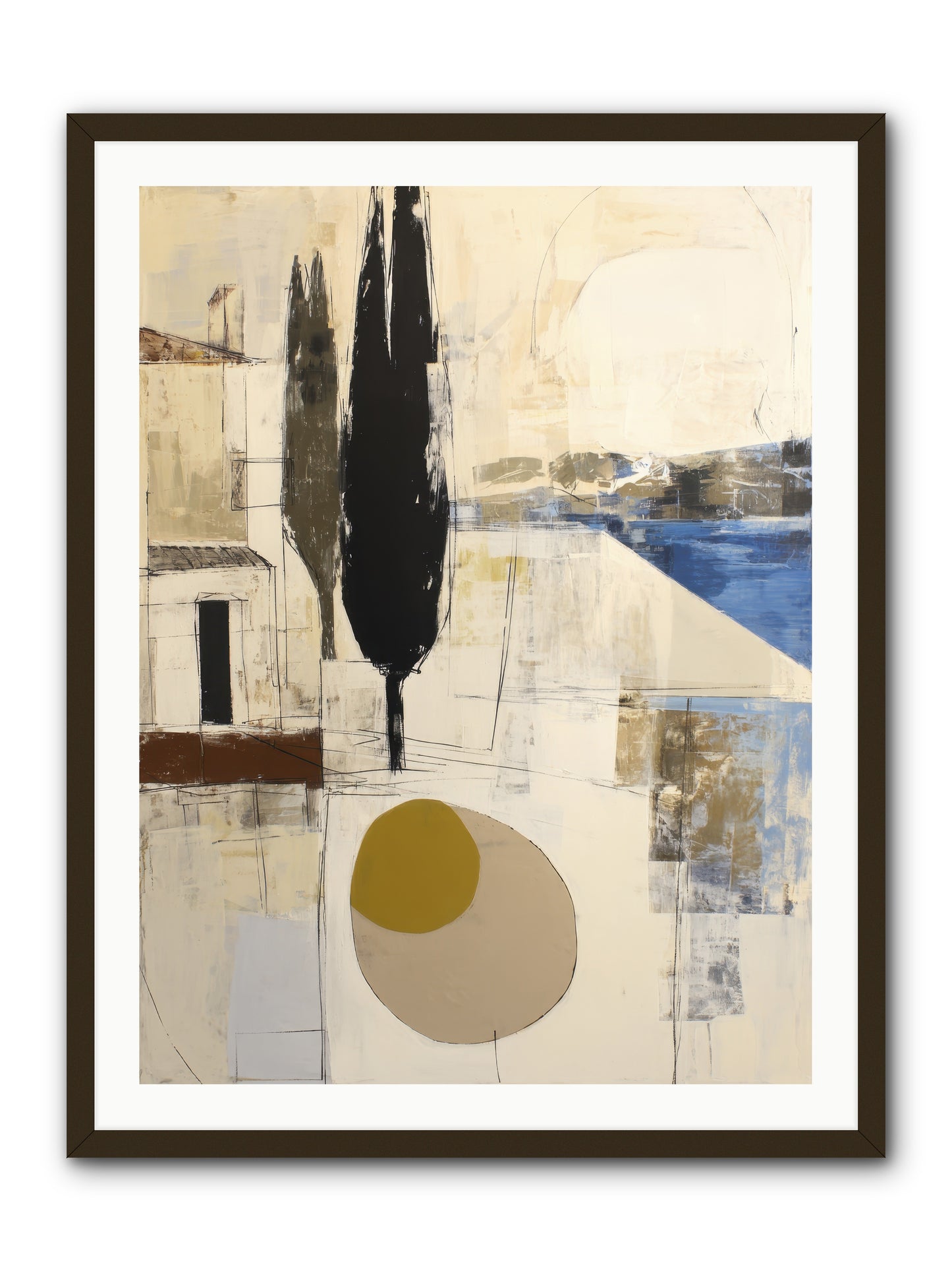 Distant Echo -- Framed Print - Black 30x40