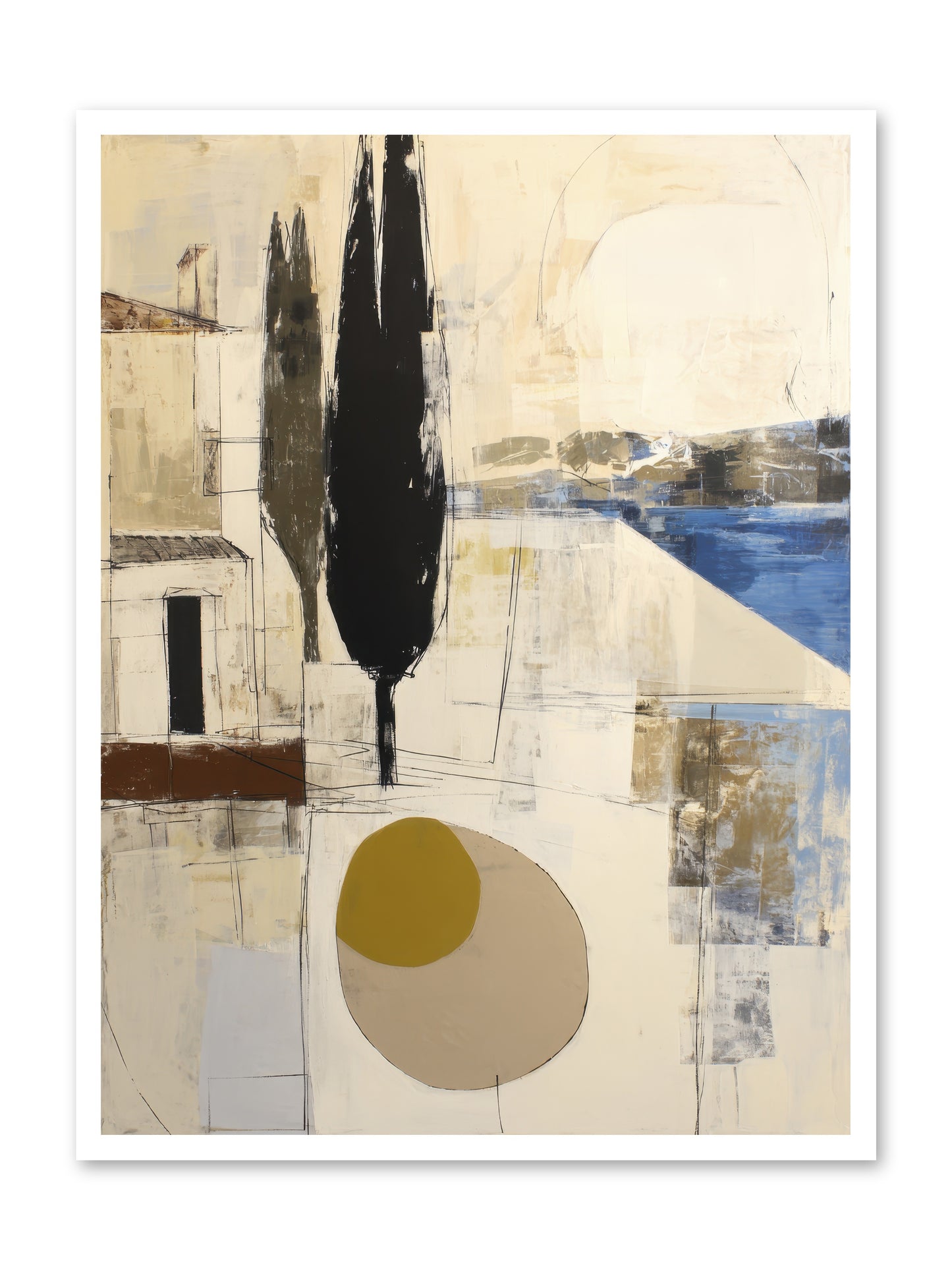 Distant Echo -- Paper Print 30x40