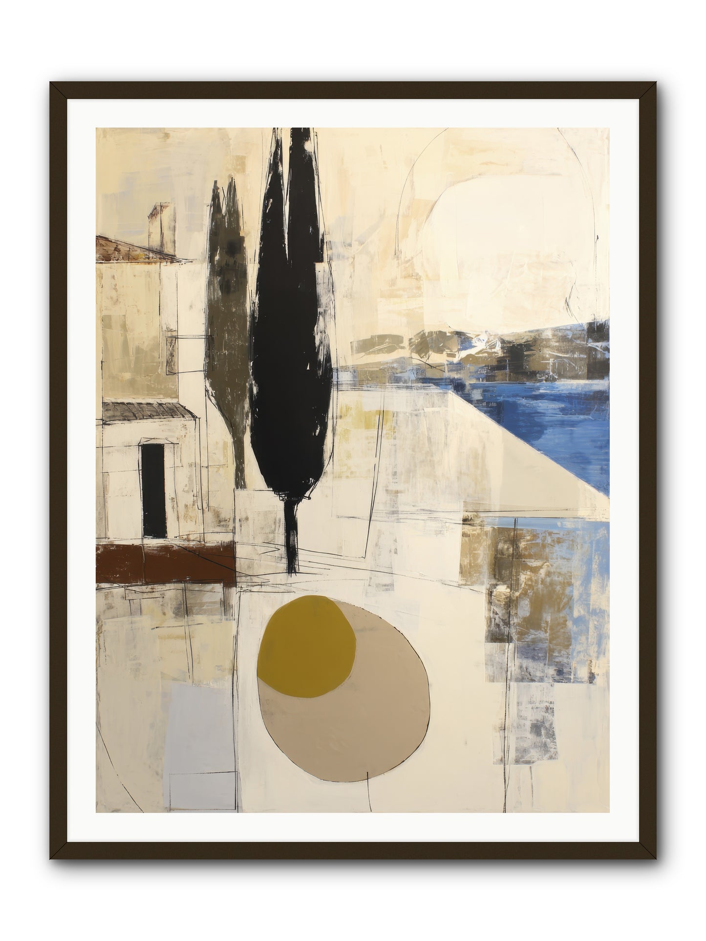 Distant Echo -- Framed Print - Black 36x48