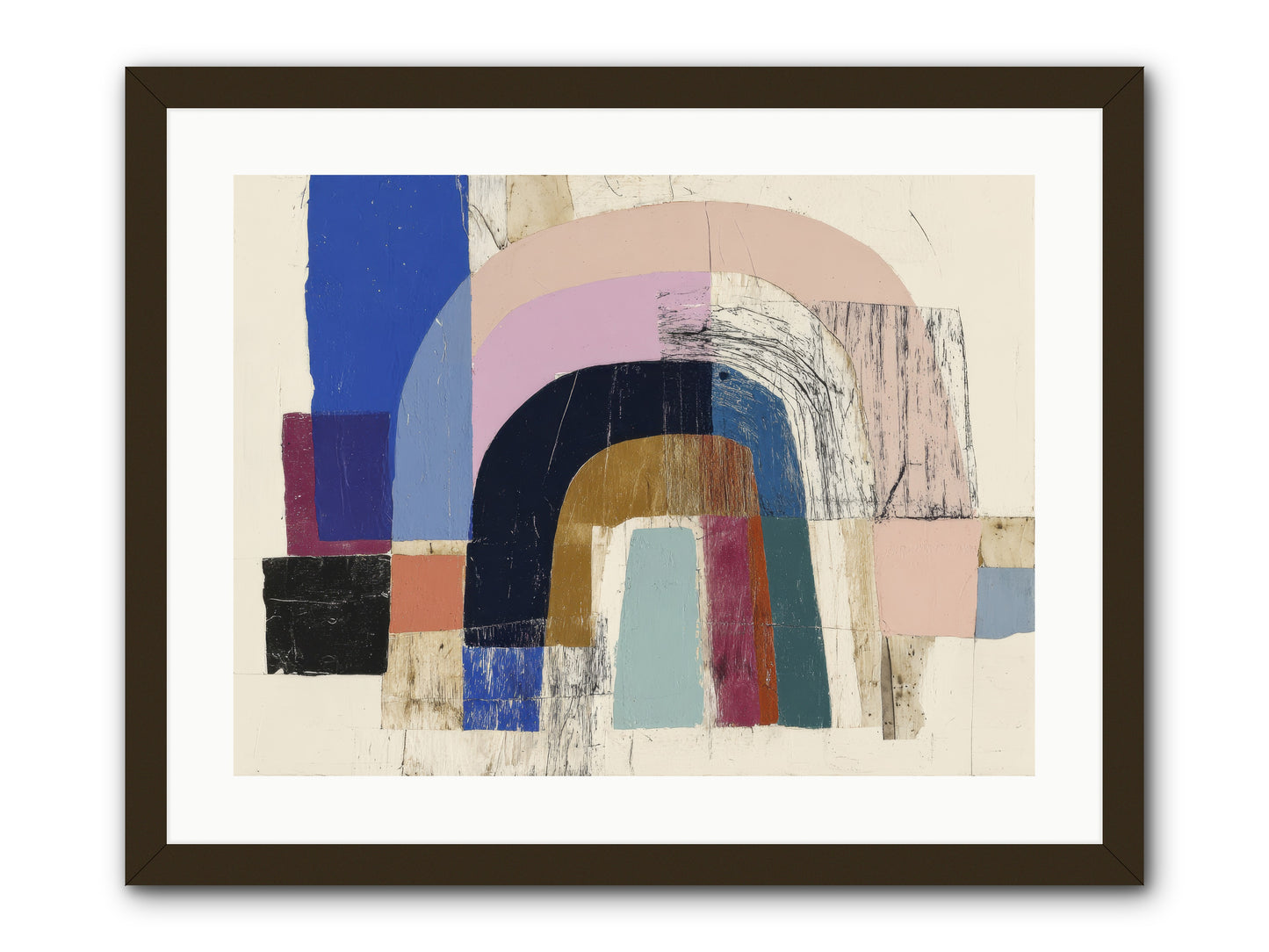 Distant Harbor -- Framed Print - Black 24x18