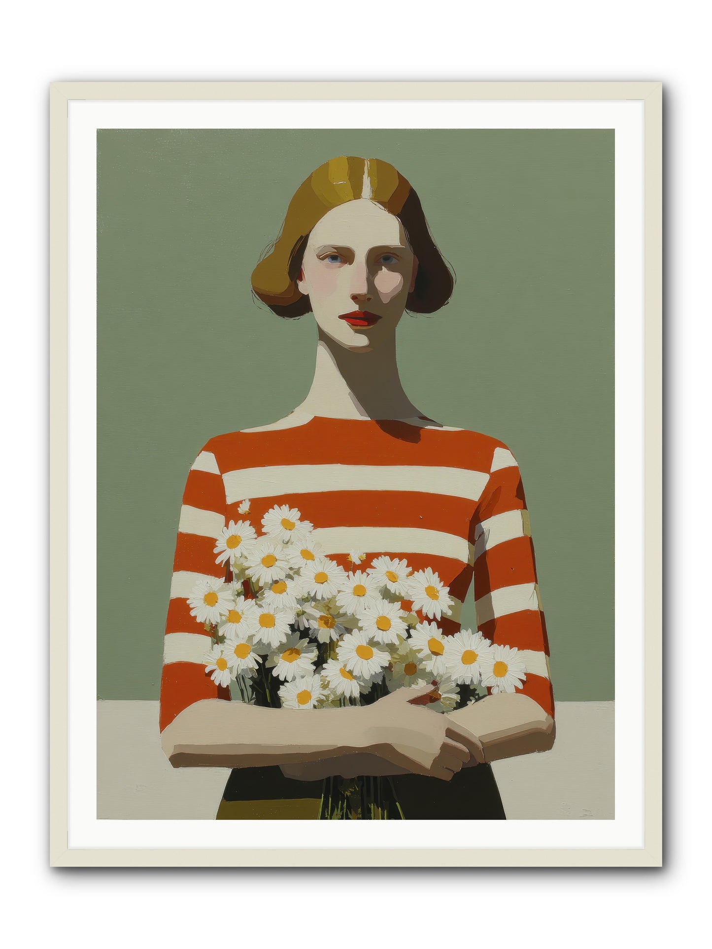 Distant Light -- Framed Print - White 36x48