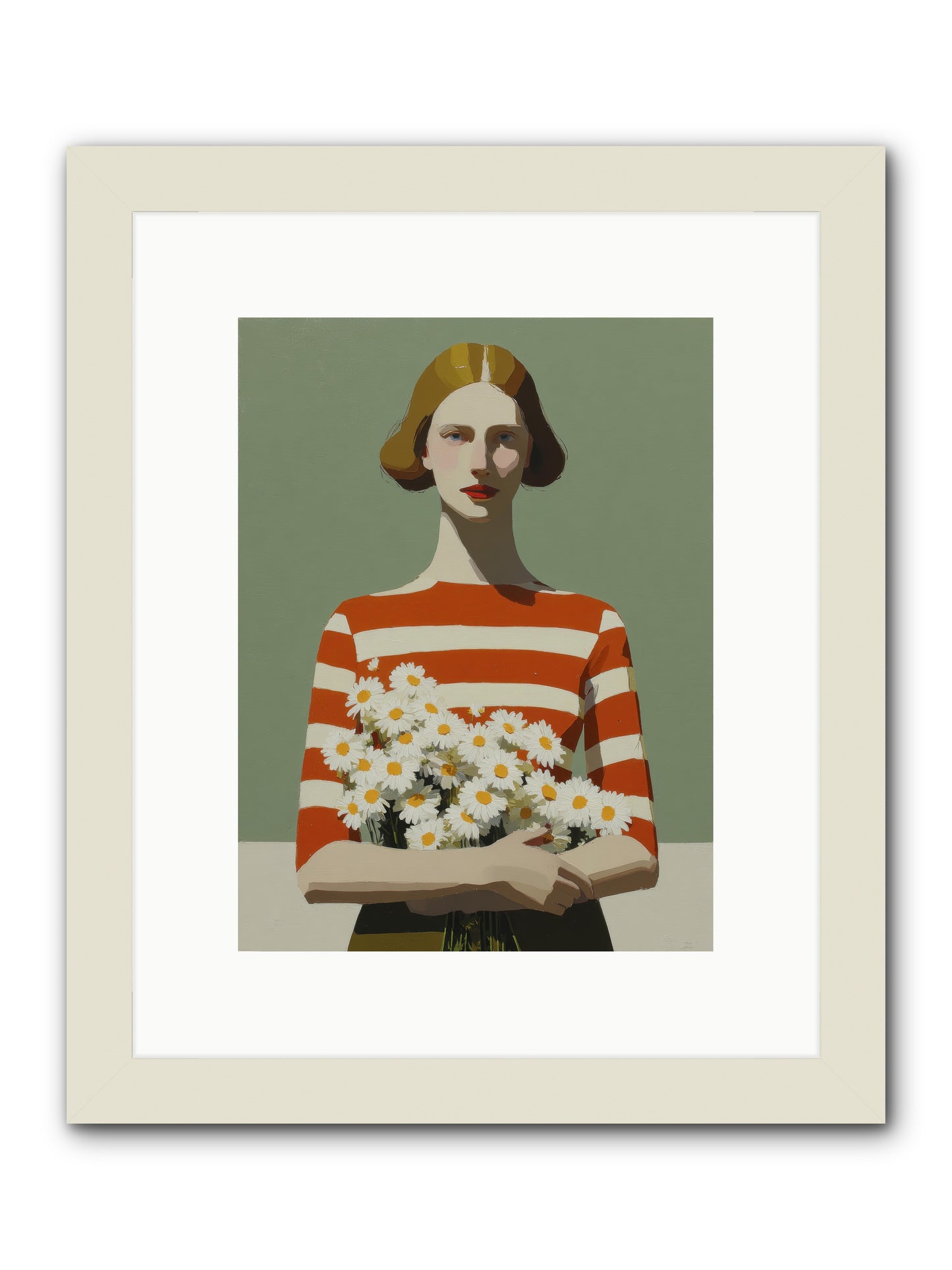 Distant Light -- Framed Print - White 9x12