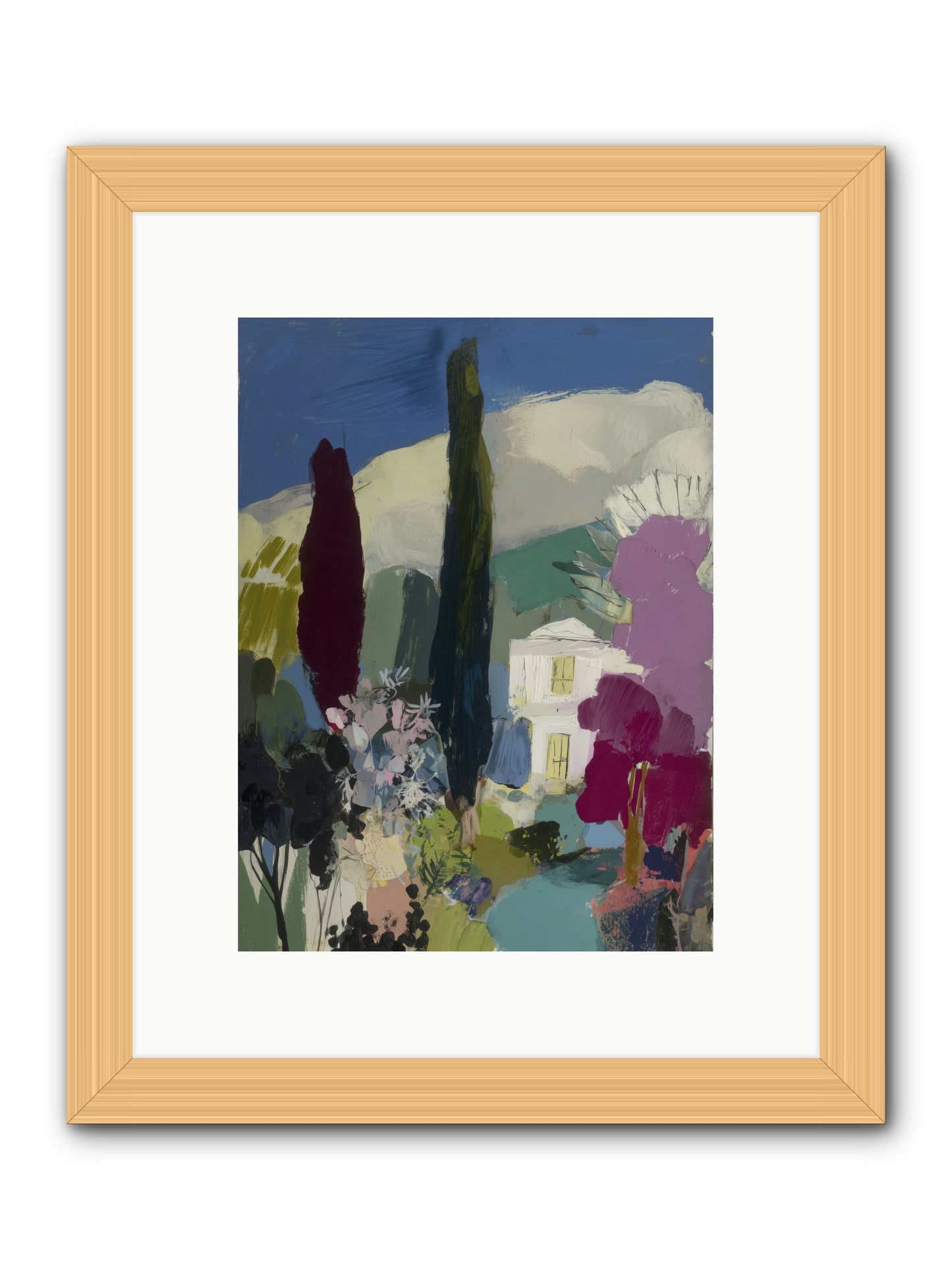 Distant Melody -- Framed Print - Natural 9x12