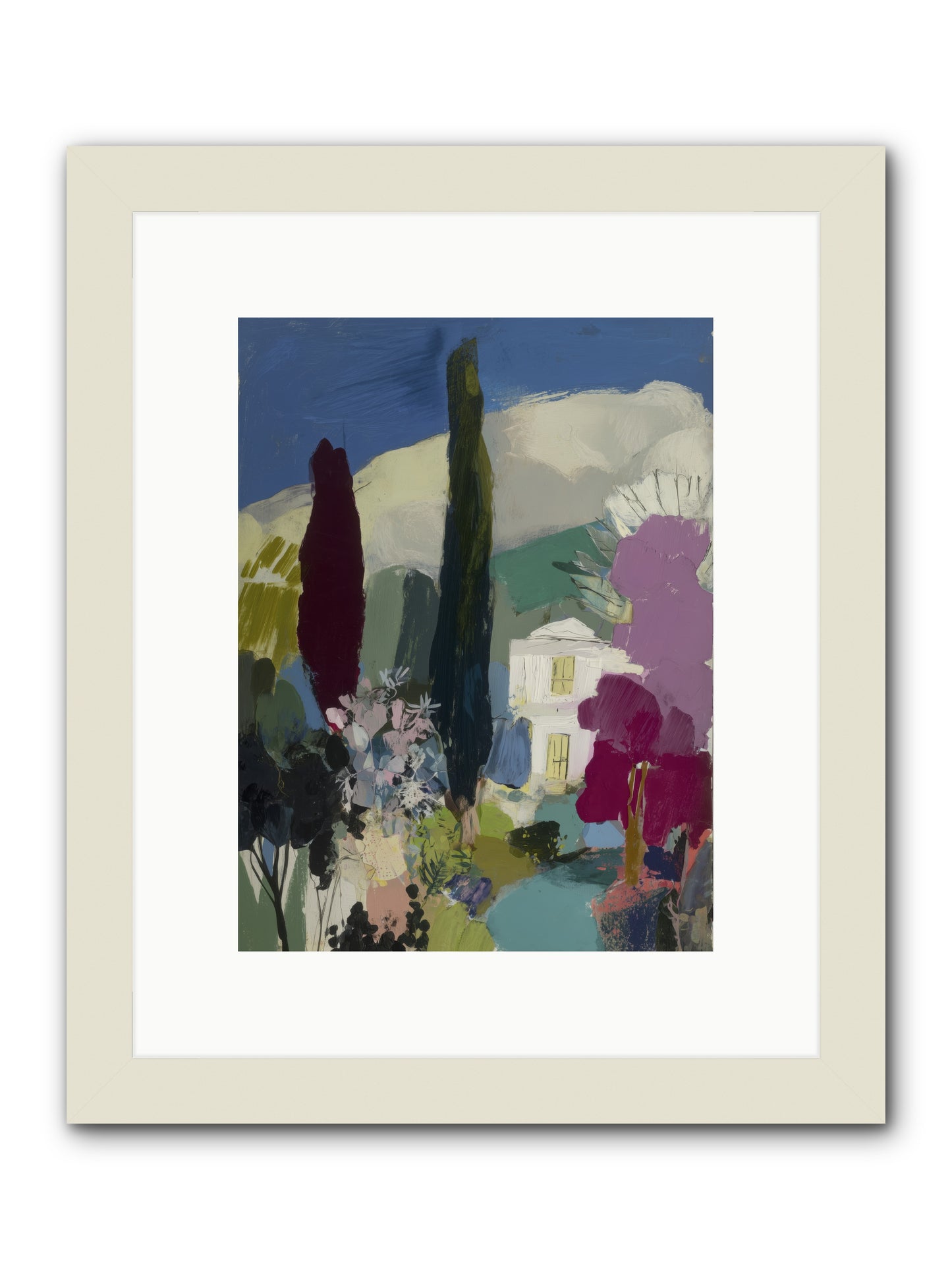 Distant Melody -- Framed Print - White 9x12