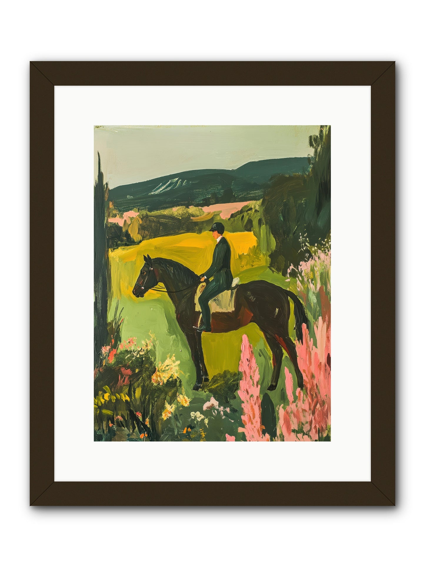 Distant Memory -- Framed Print - Black 12x16