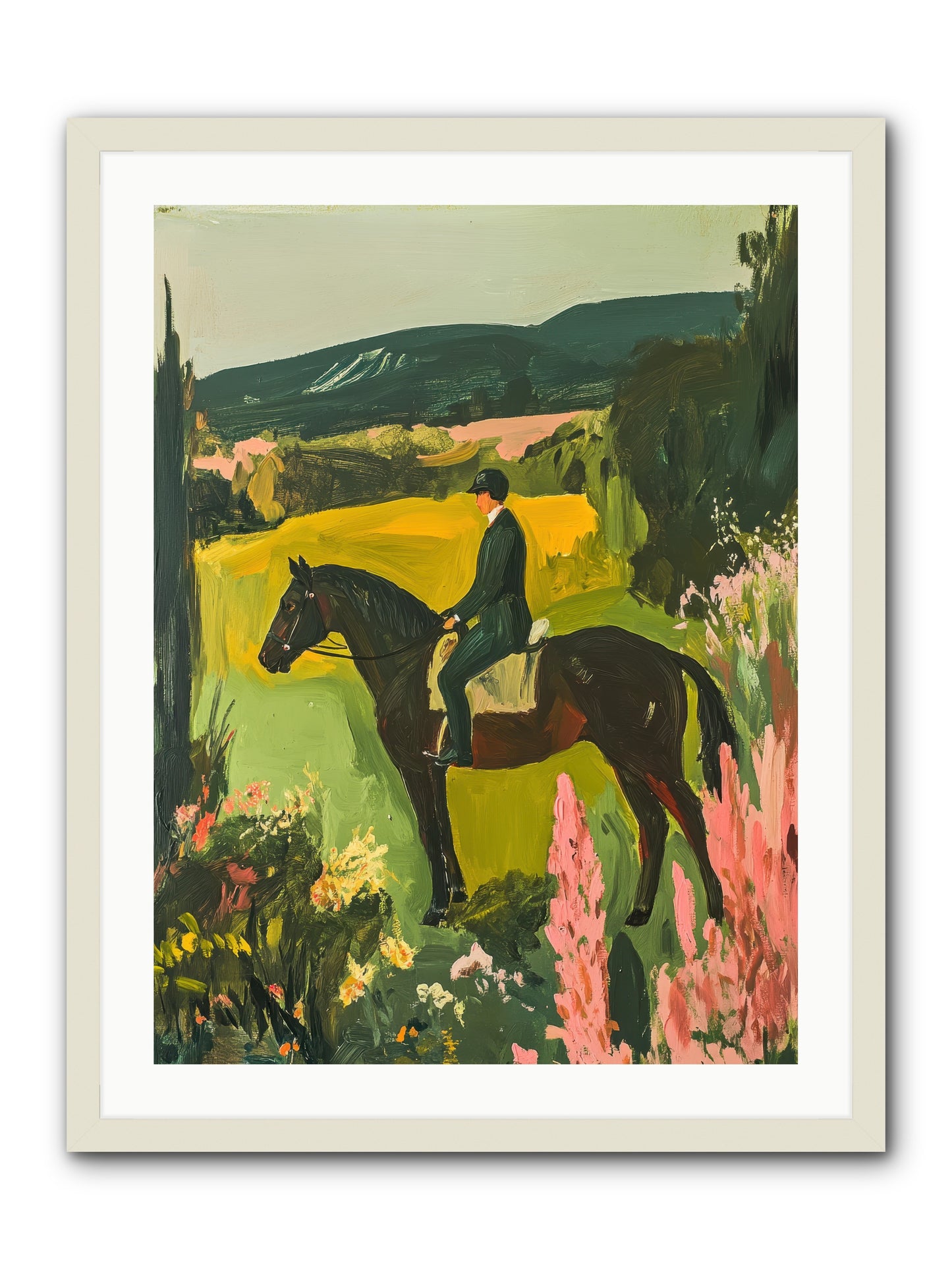 Distant Memory -- Framed Print - White 24x32